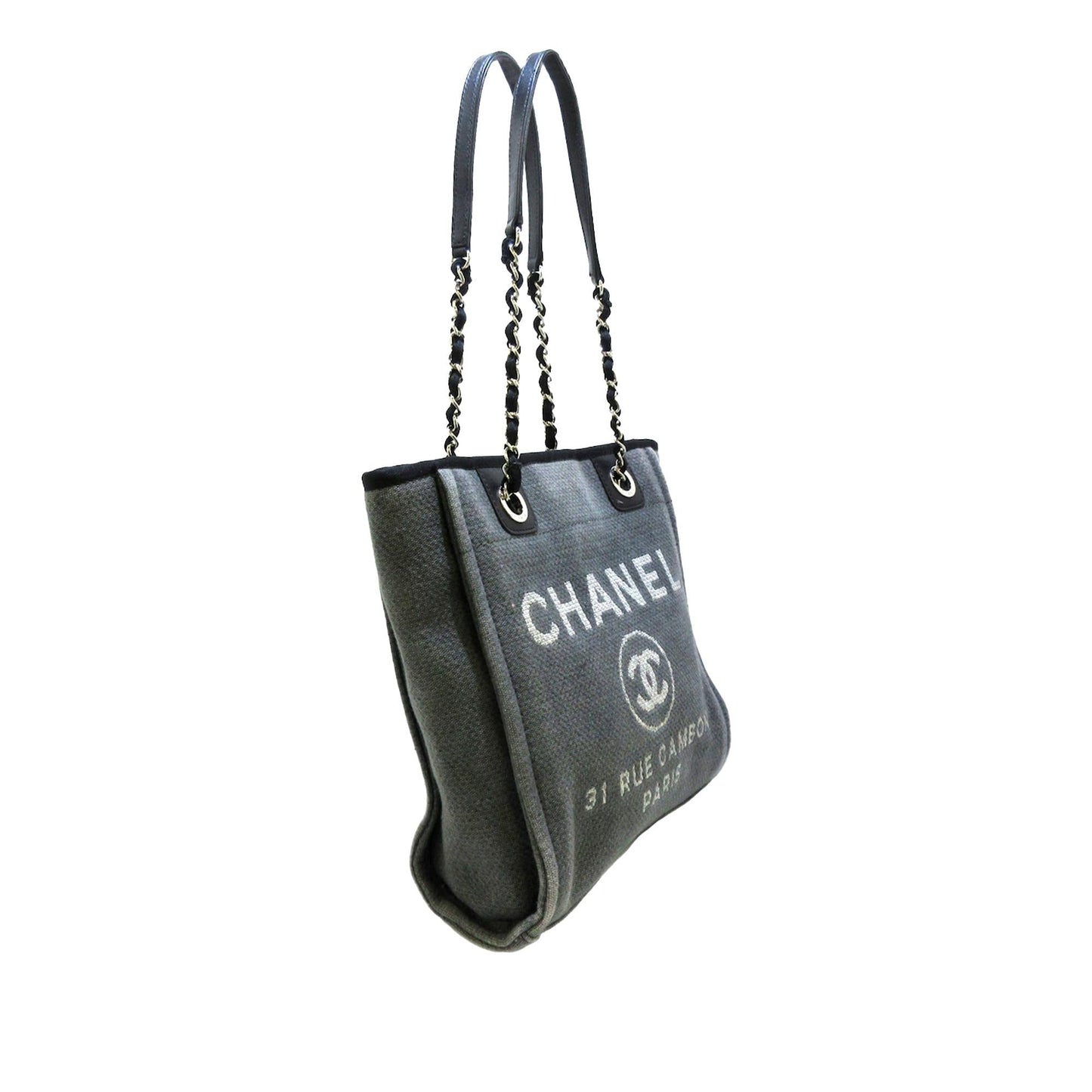 Chanel Deauville SHG Canvas Tote Bag 3