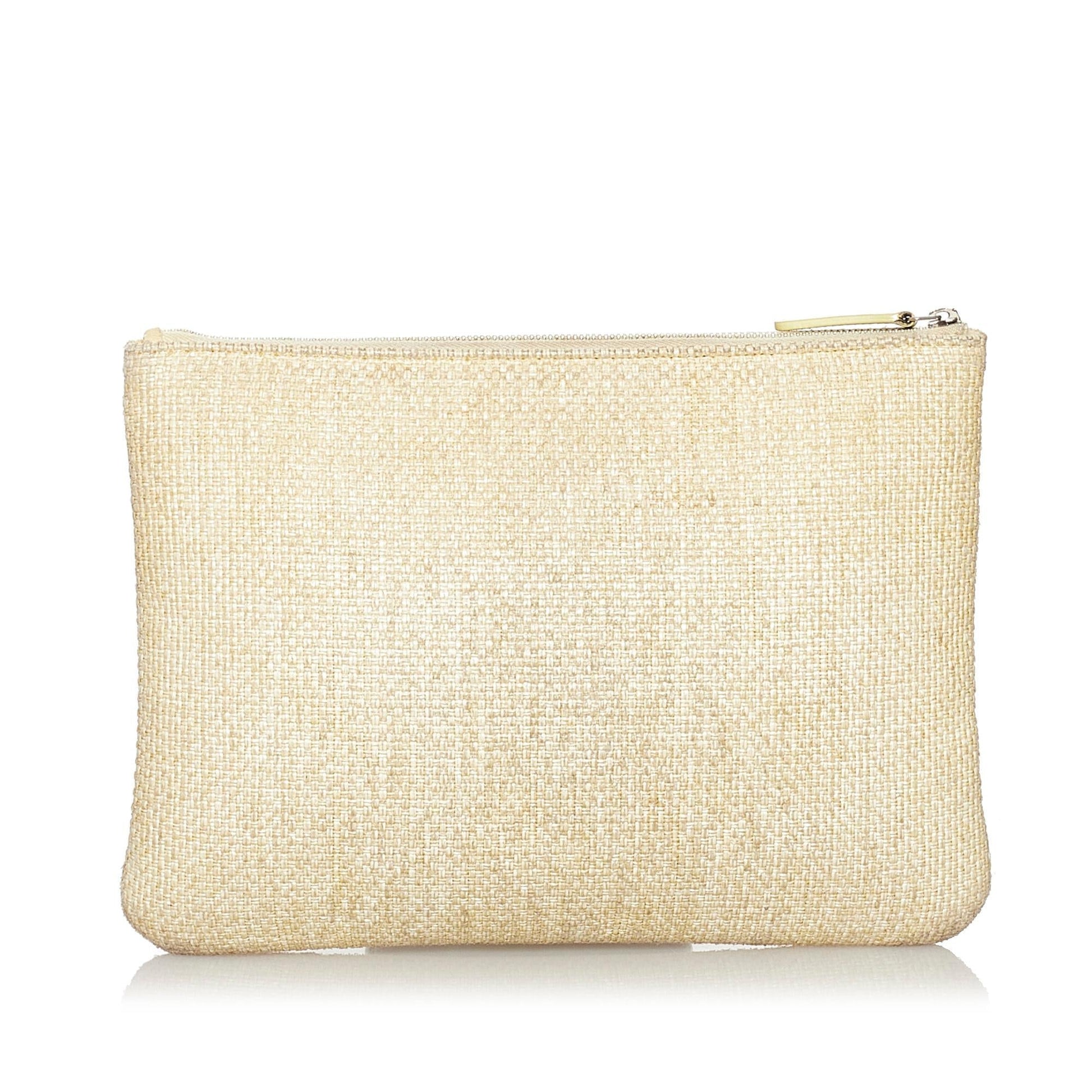 Chanel Deauville O- Raffia SHG Clutch Bag
