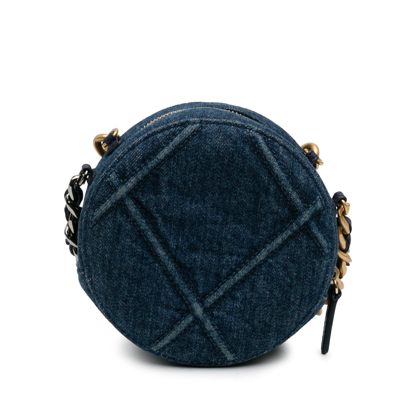 Chanel Denim 19 Round SHG-NNHtw0 Clutch Bag