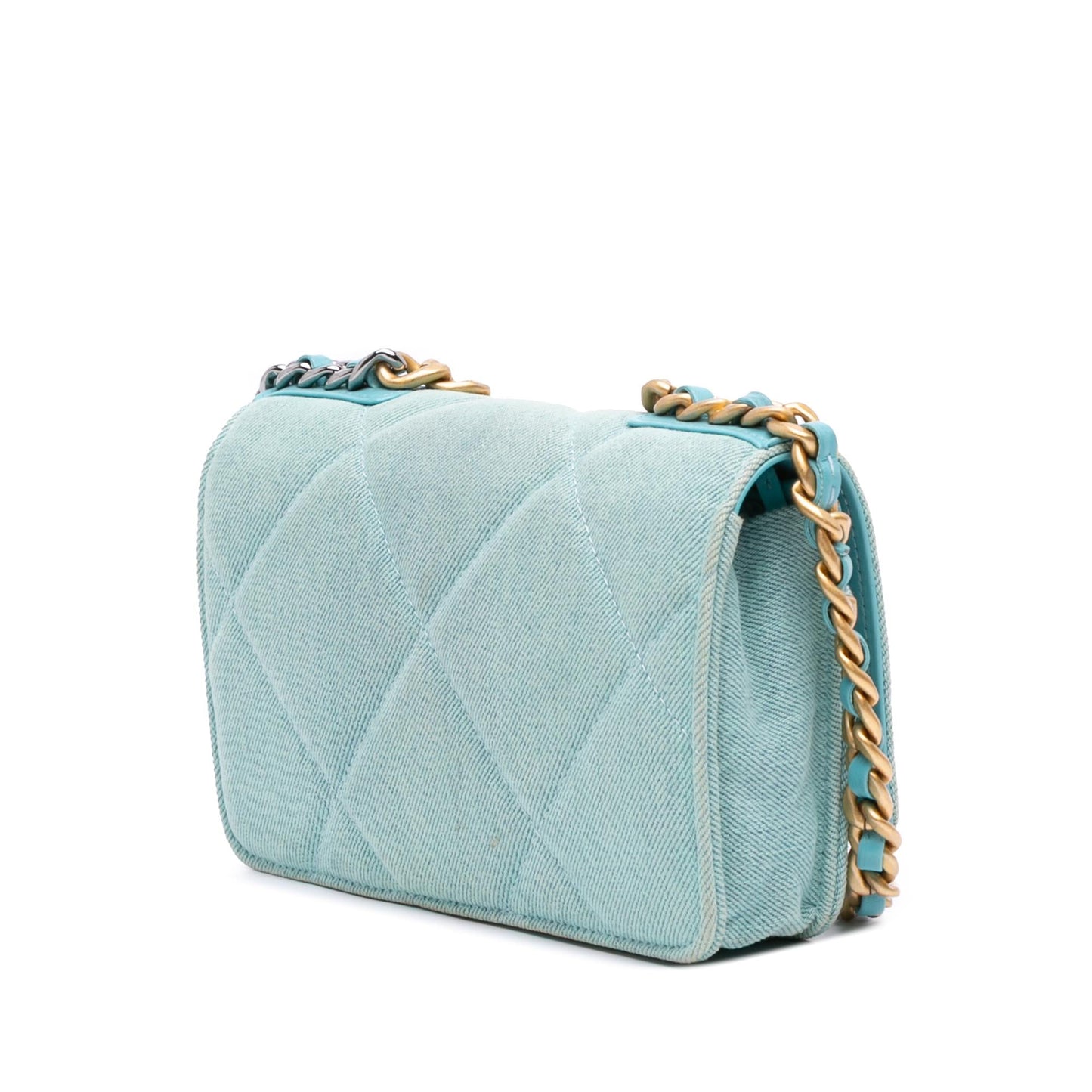 Chanel Denim 19 on Wallet Case