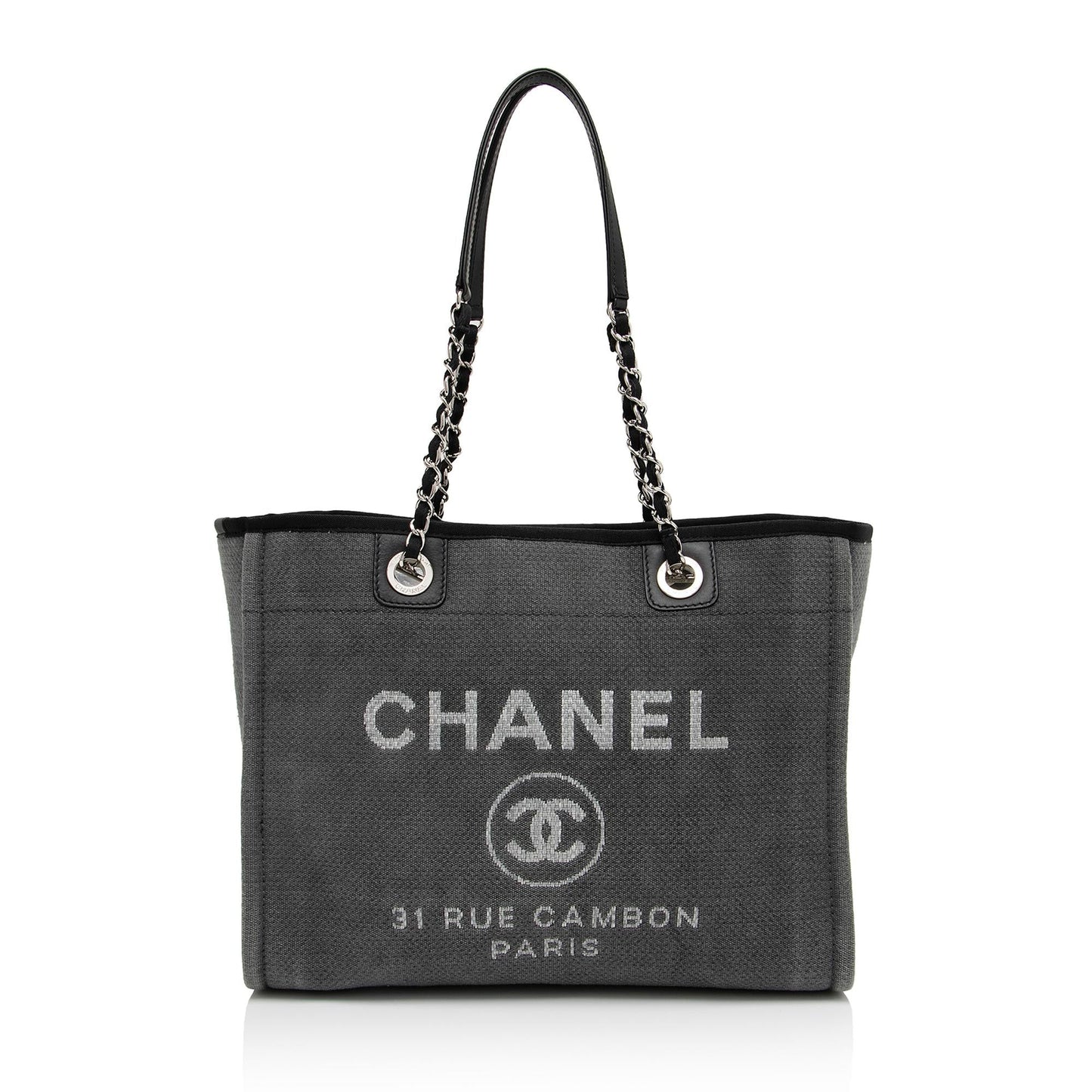 Chanel Denim Deauville SHF-9xaKQn Small Tote Bag