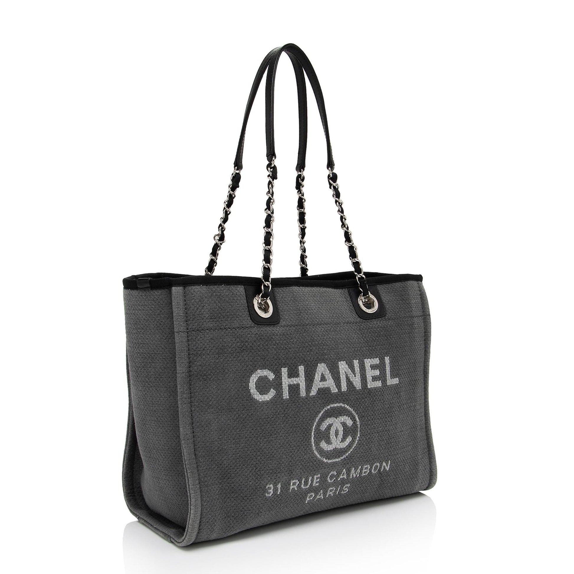 Chanel Denim Deauville SHF-9xaKQn Small Tote Bag