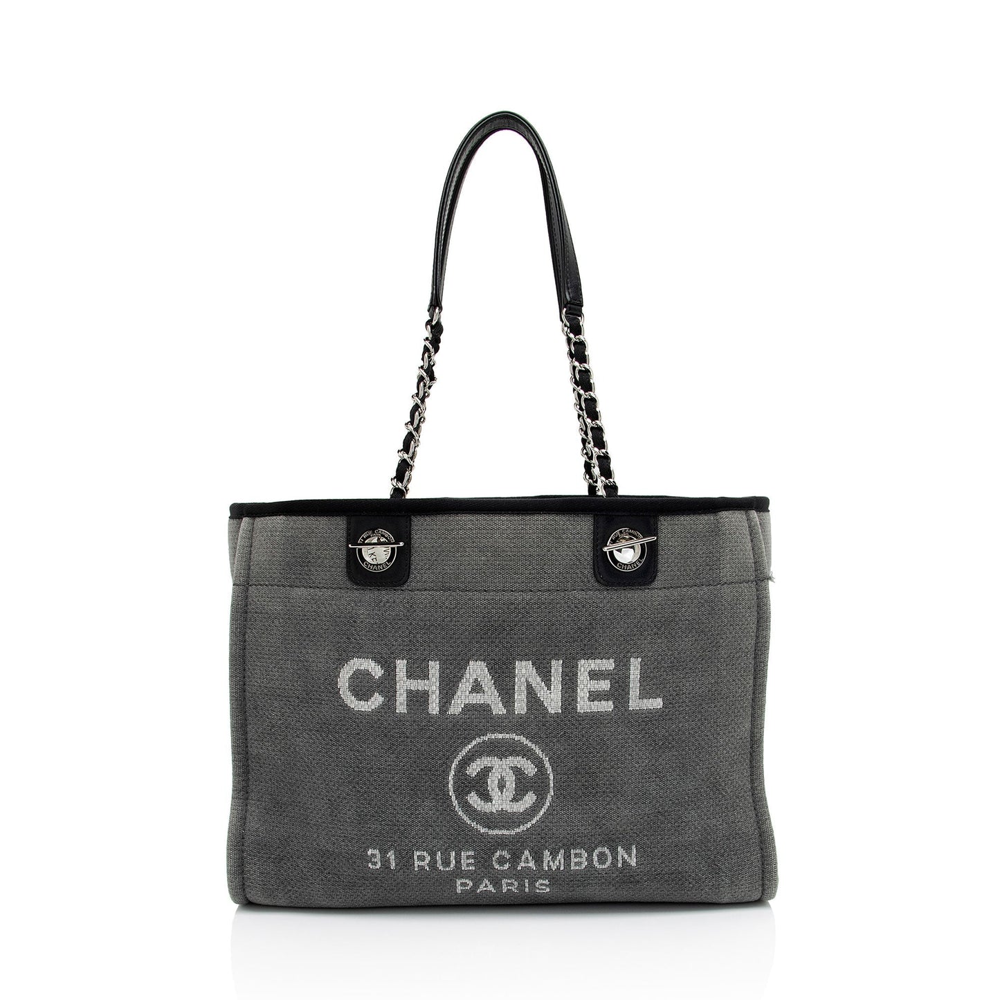 Chanel Denim Deauville Small Tote Bag