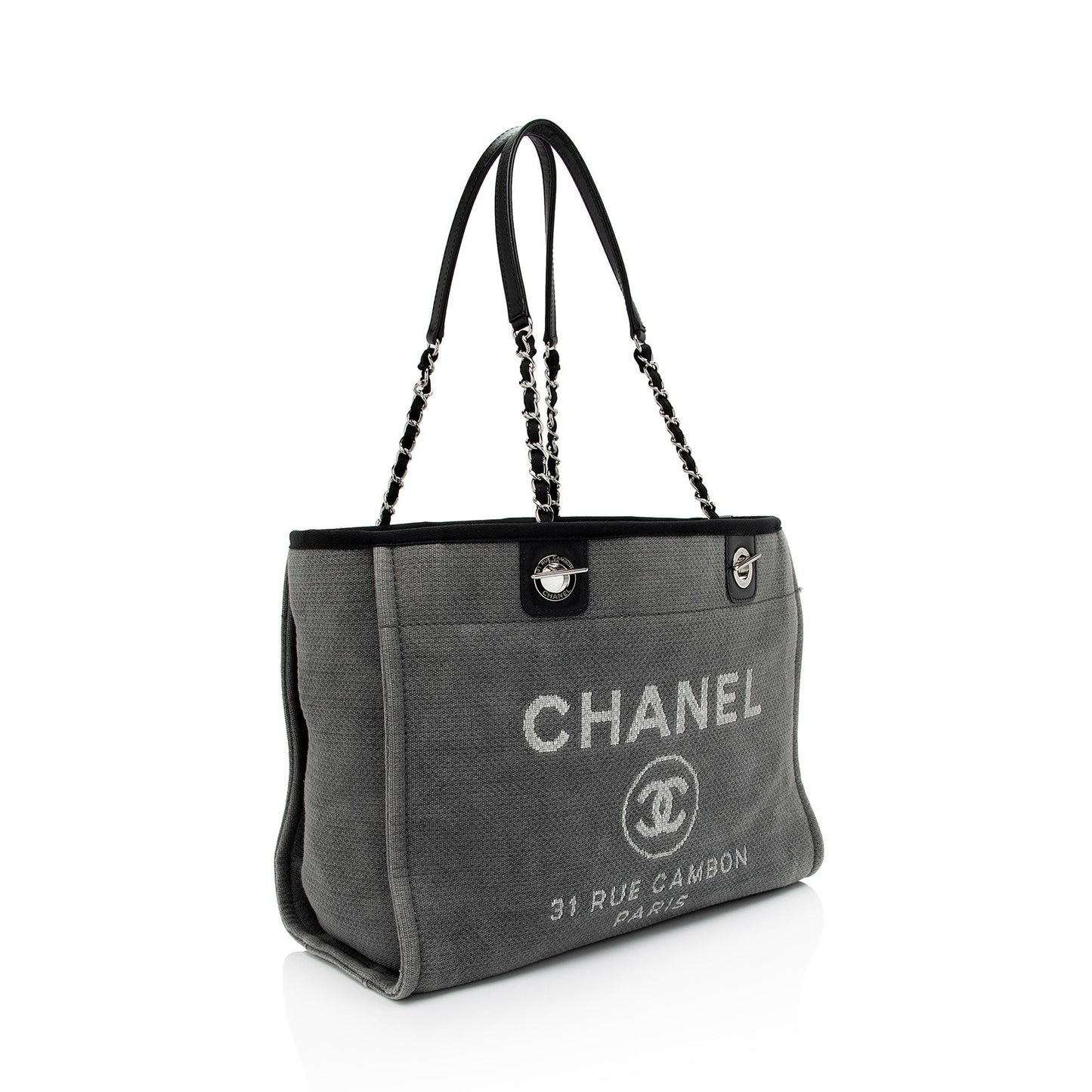 Chanel Denim Deauville Small Tote Bag