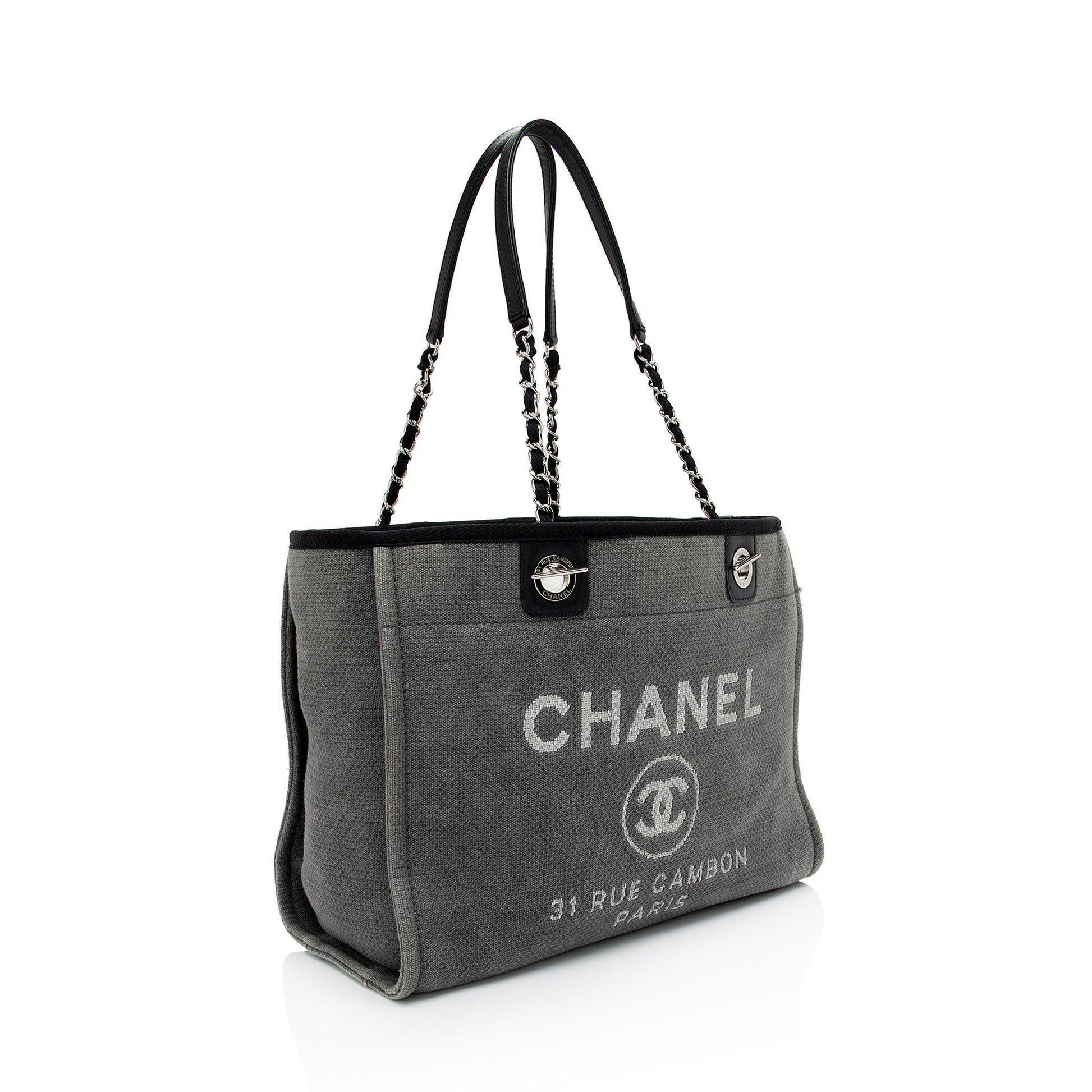 Chanel Denim Deauville Small Tote Bag