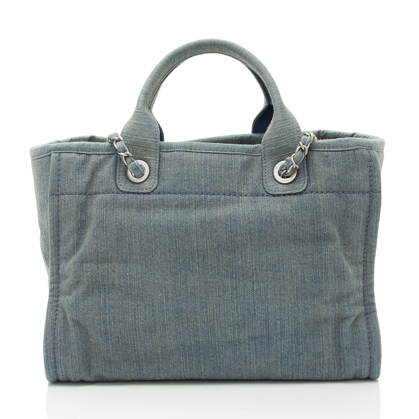 Chanel Denim Deauville Small Tote Bag Shf G3Tqsw