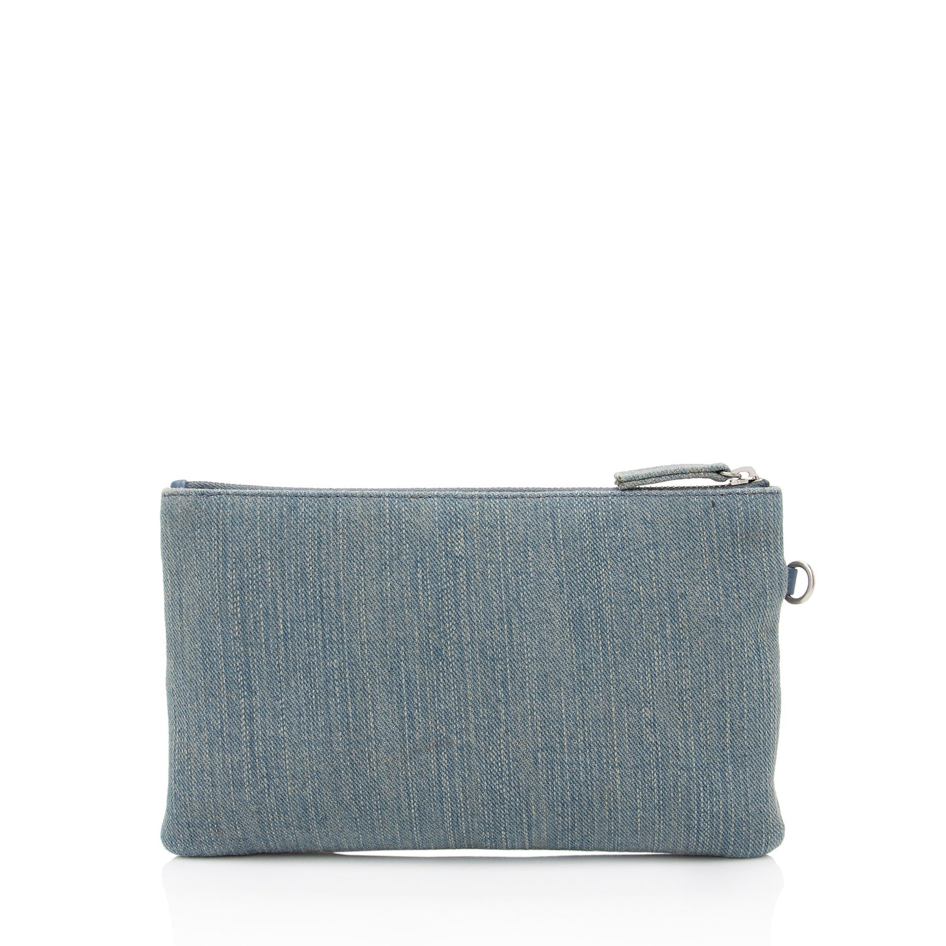 Chanel Denim Pochette SHF-JTHJj8 Small Clutch Bag