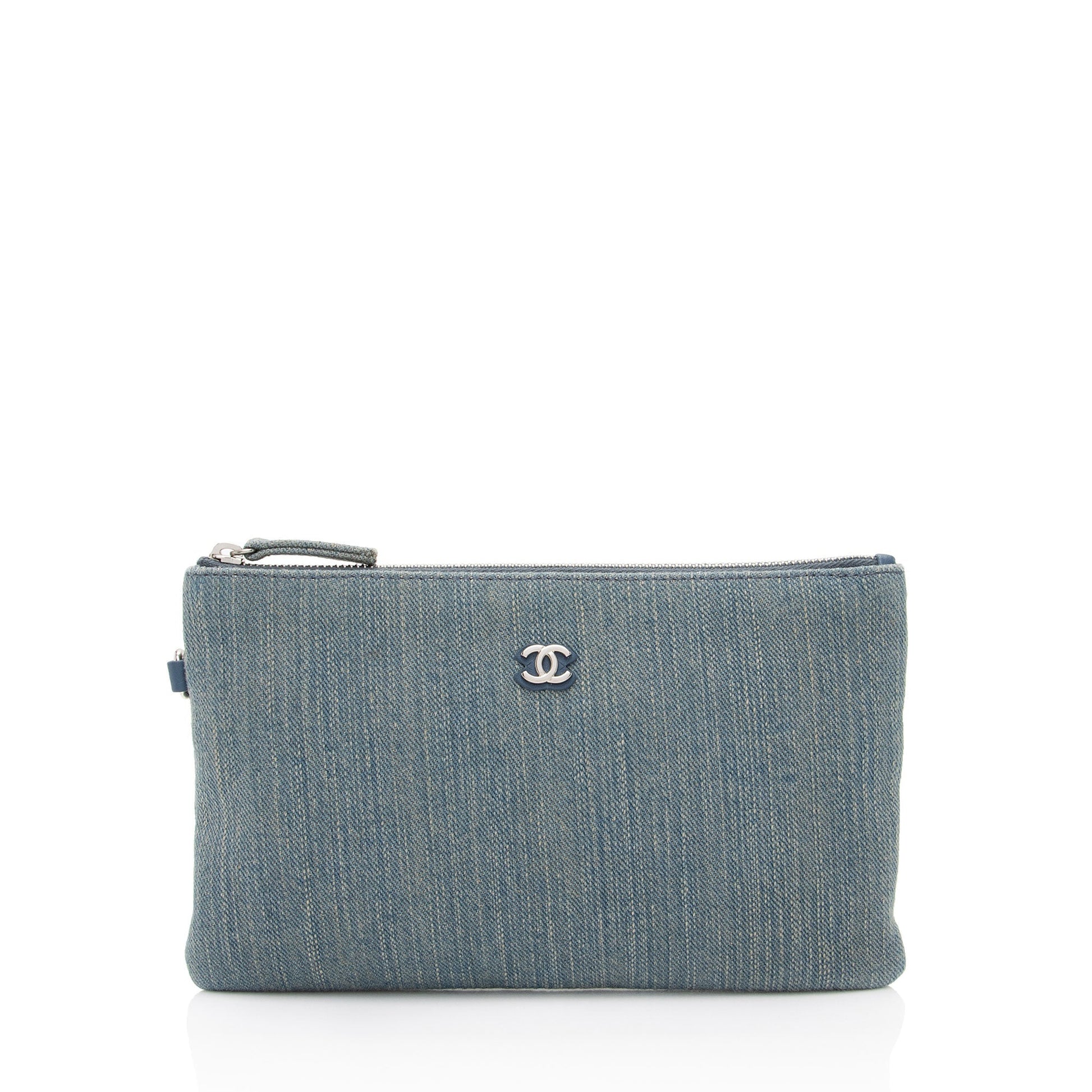 Chanel Denim Pochette SHF-JTHJj8 Small Clutch Bag