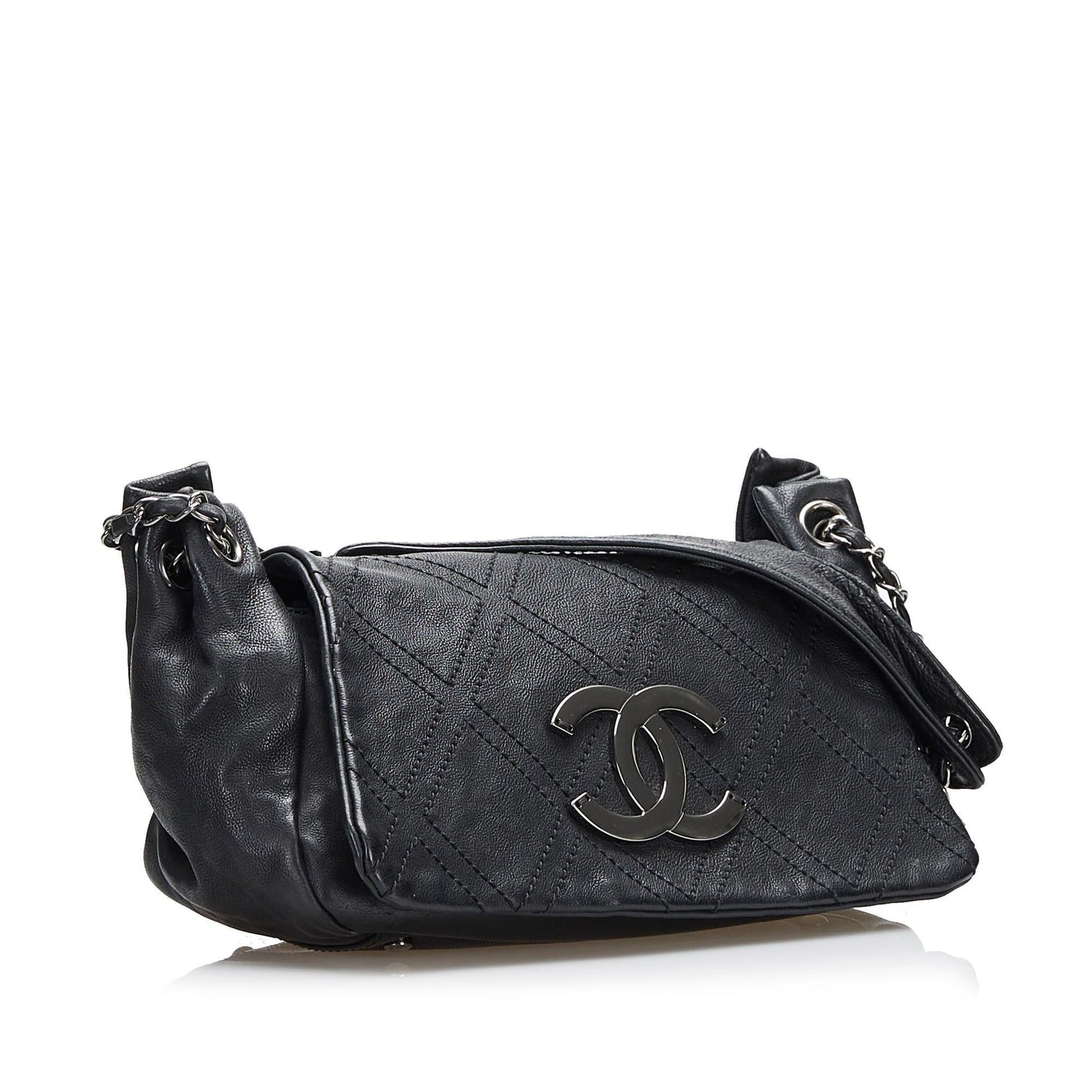 Chanel Diamond Stitch Accordion Flap SHG-B6Y3QK Handbag