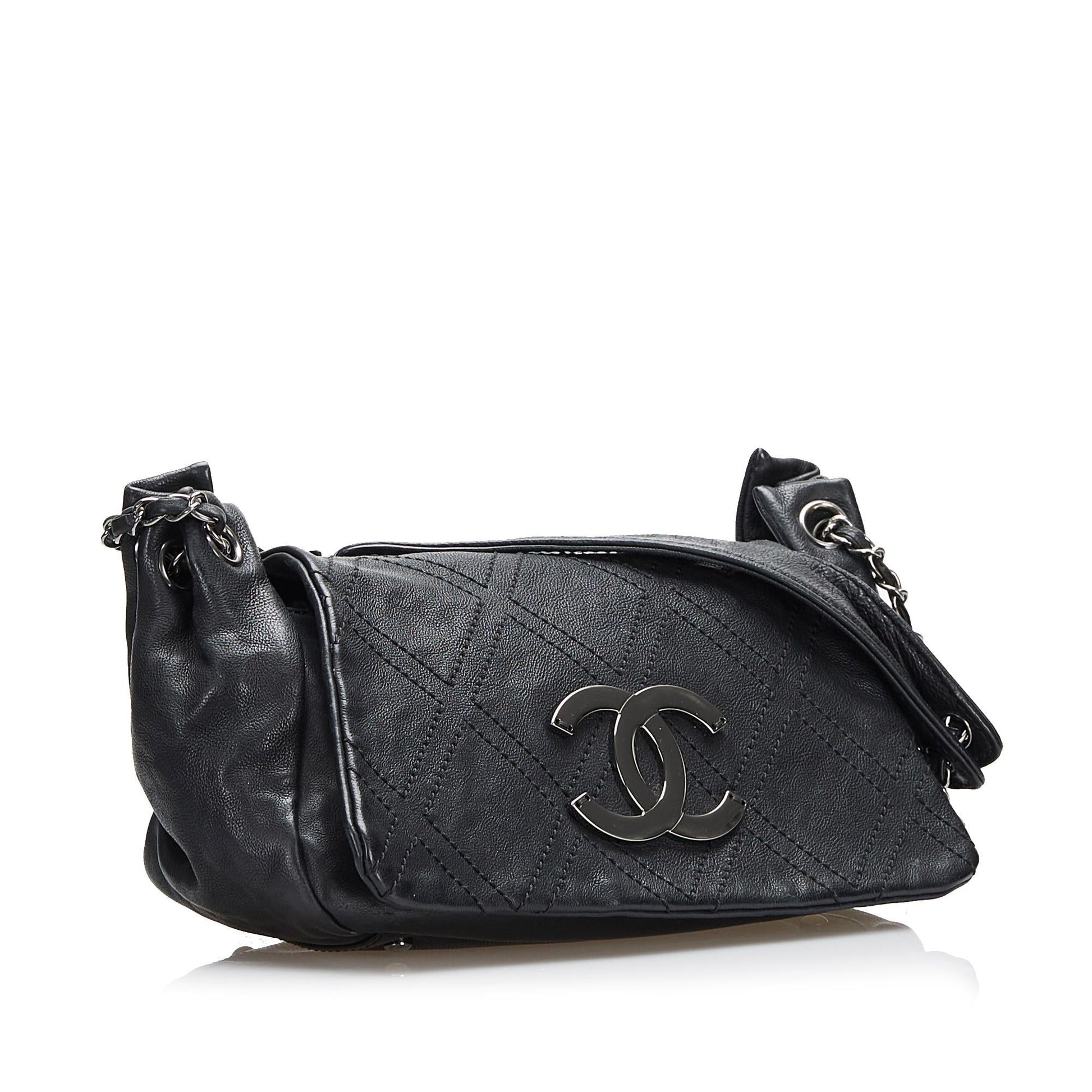 Chanel Diamond Stitch Accordion Flap SHG-B6Y3QK Handbag