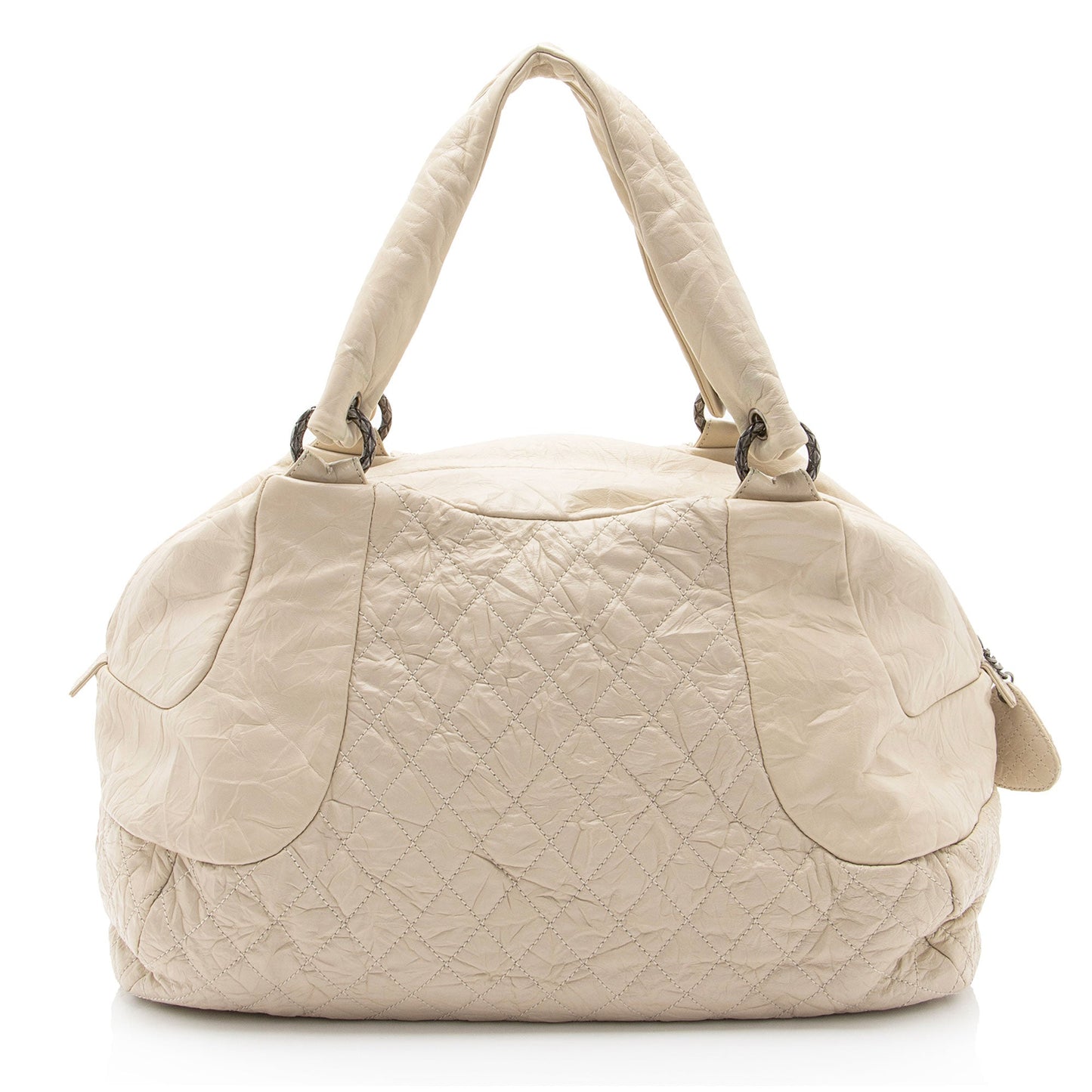 Chanel Distressed Lambskin Coco Rider Bowler SHF-B7H8qF Handbag