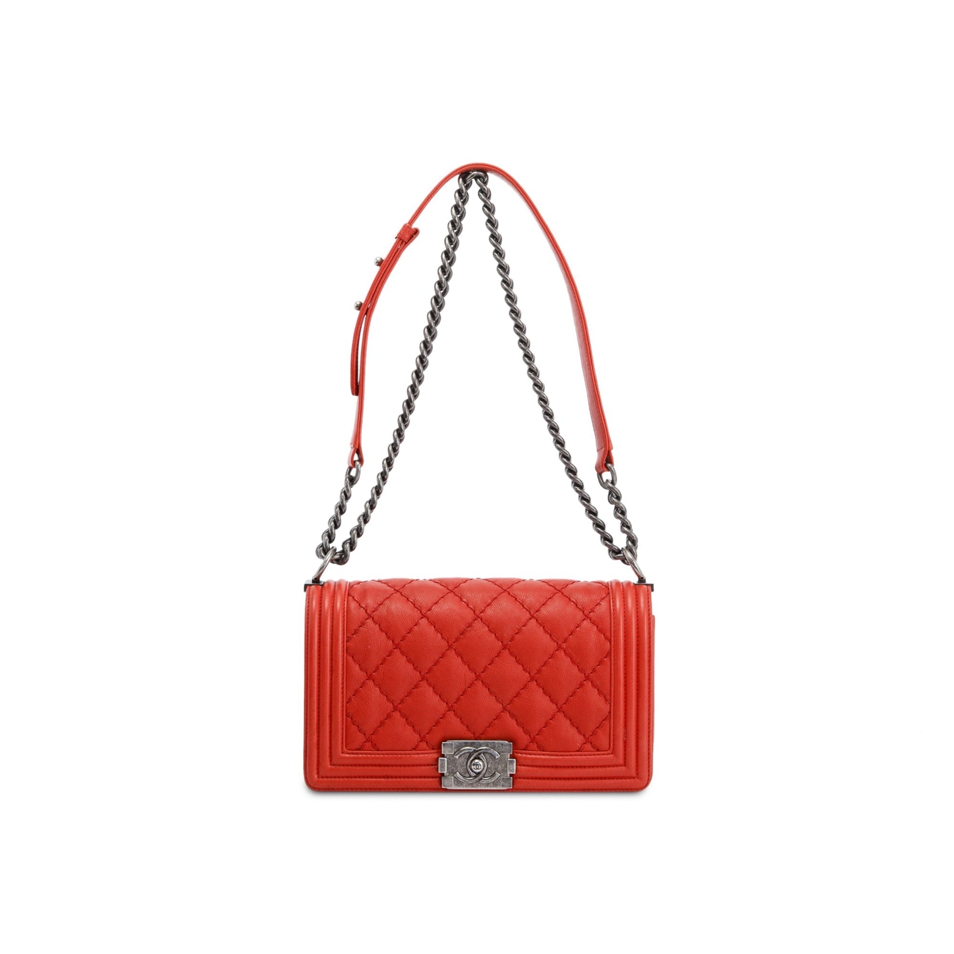 Chanel Double Stitch Boy Travel Bag