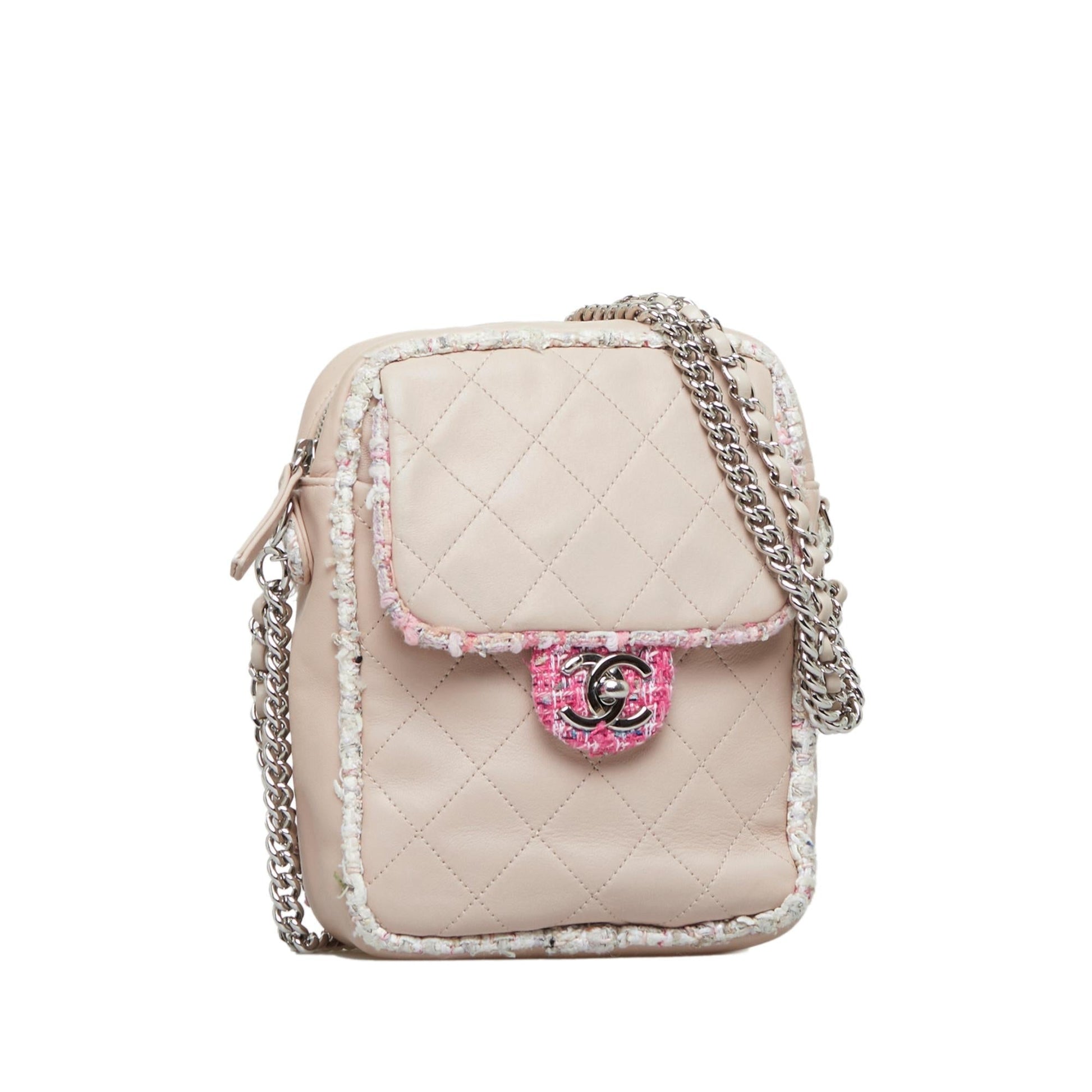 Chanel Elegant Tweed Crossbody Bag
