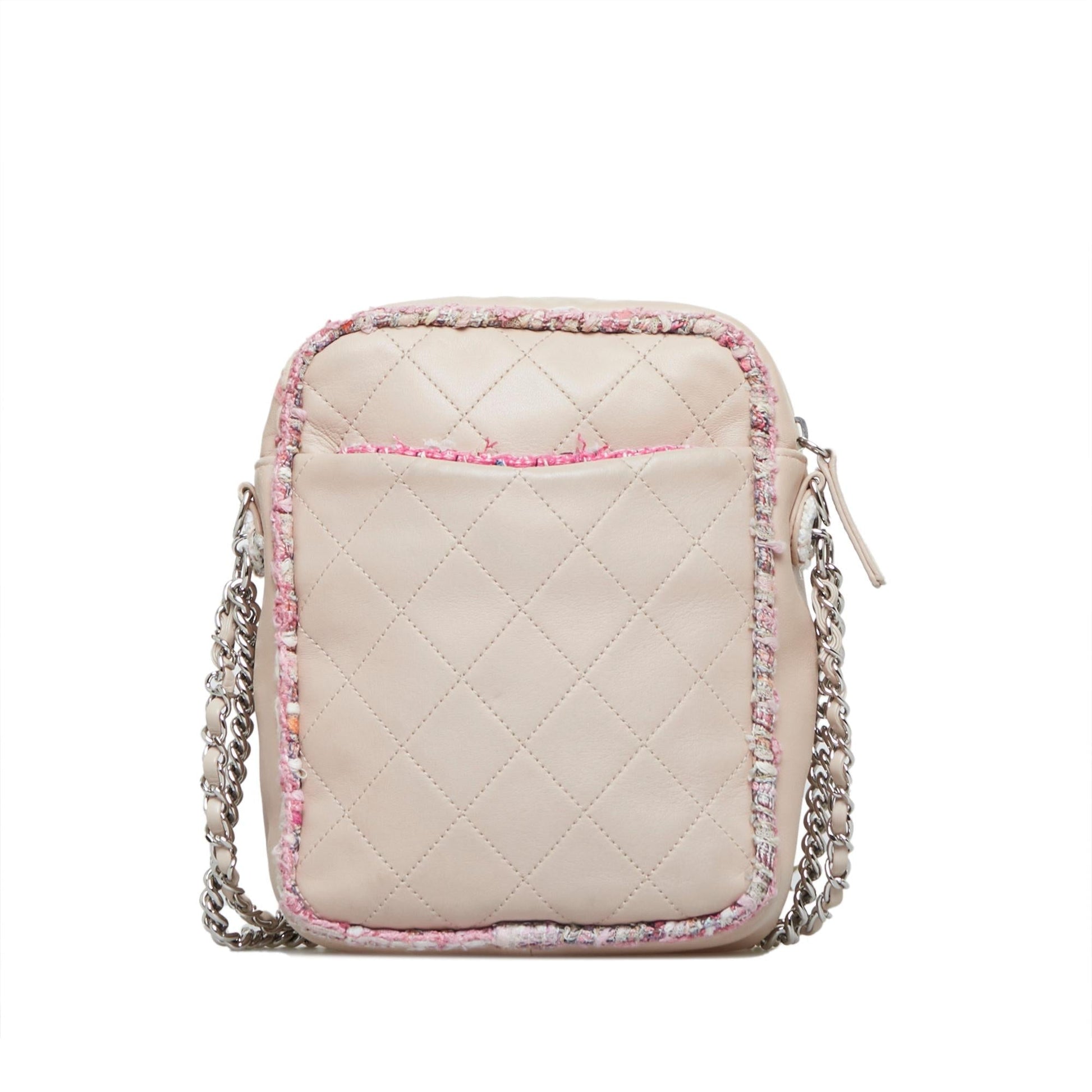 Chanel Elegant Tweed Crossbody Bag Tweed Crossbody