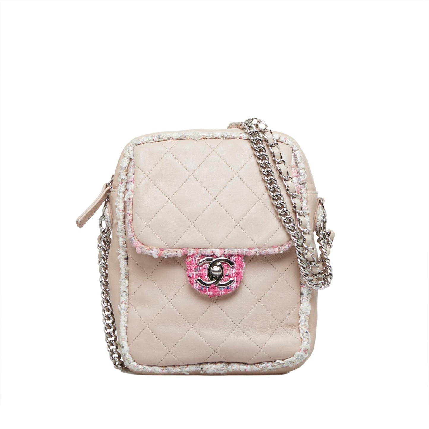 Chanel Elegant Tweed Crossbody Bag Tweed Crossbody