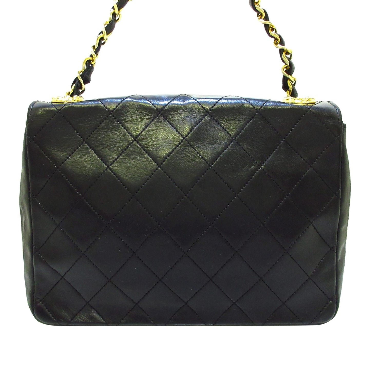 Chanel Embellished Quilted Flap SHG Leather Mini Bag