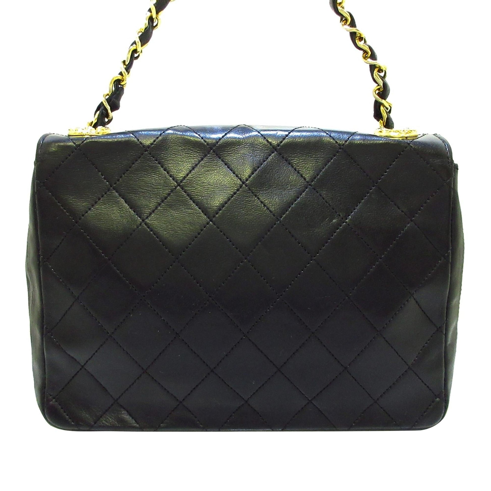 Chanel Embellished Quilted Flap SHG Leather Mini Bag