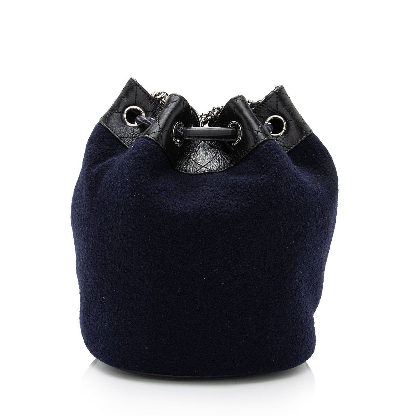 Chanel Embroidered Wool Paris-Hamburg Drawstring Bucket SHF-NGxLpf Jewelry