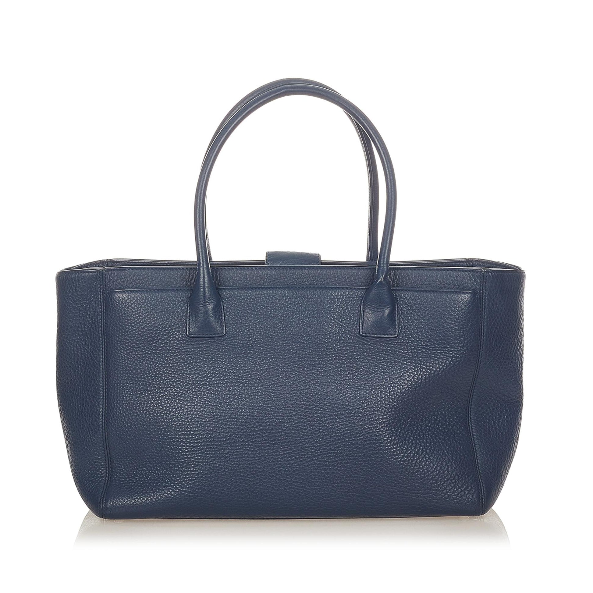 Chanel Executive Cerf Caviar SHG Leather Tote Bag