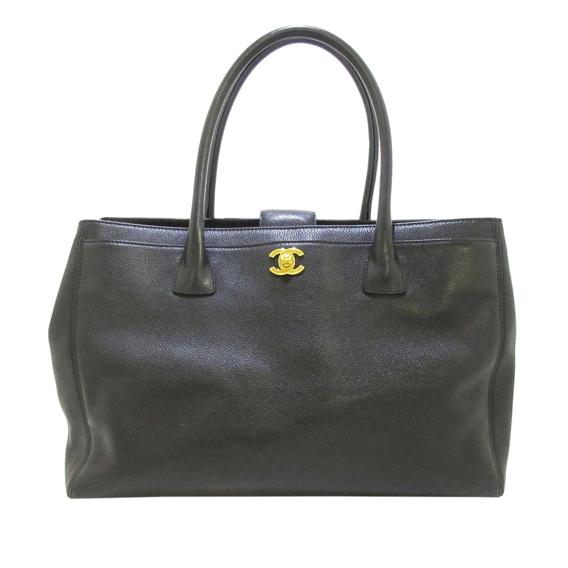 Chanel Executive Cerf Caviar SHG Leather Tote Bag Bag Shg