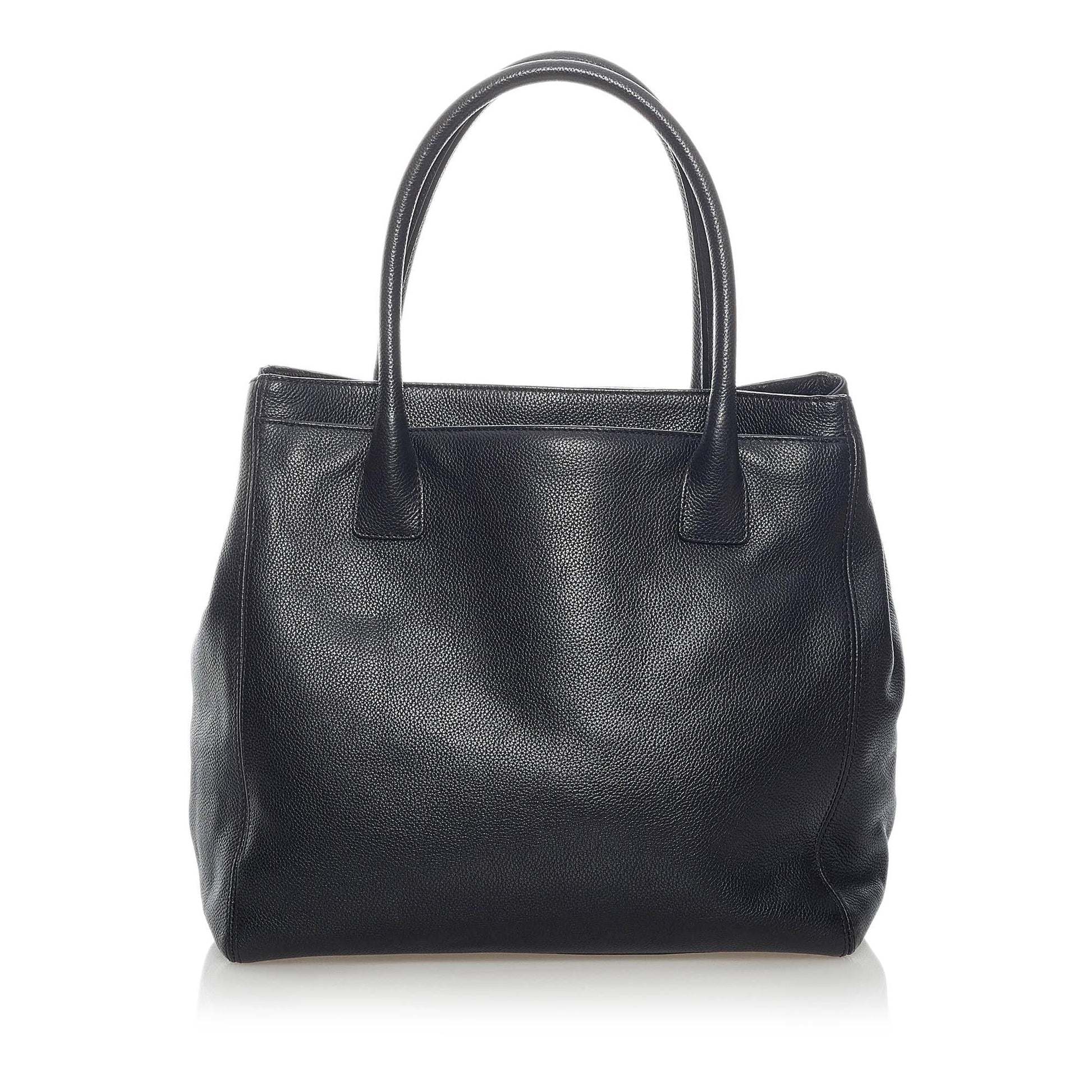 Chanel Executive Cerf SHG Leather Handbag