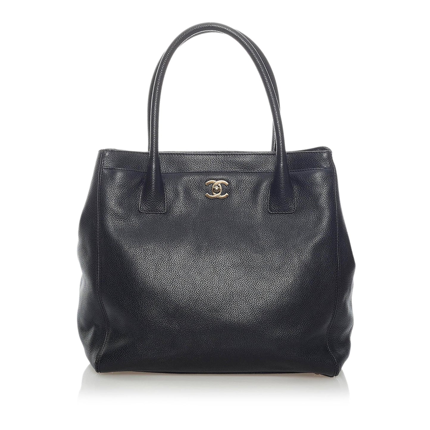 Chanel Executive Cerf SHG Leather Handbag