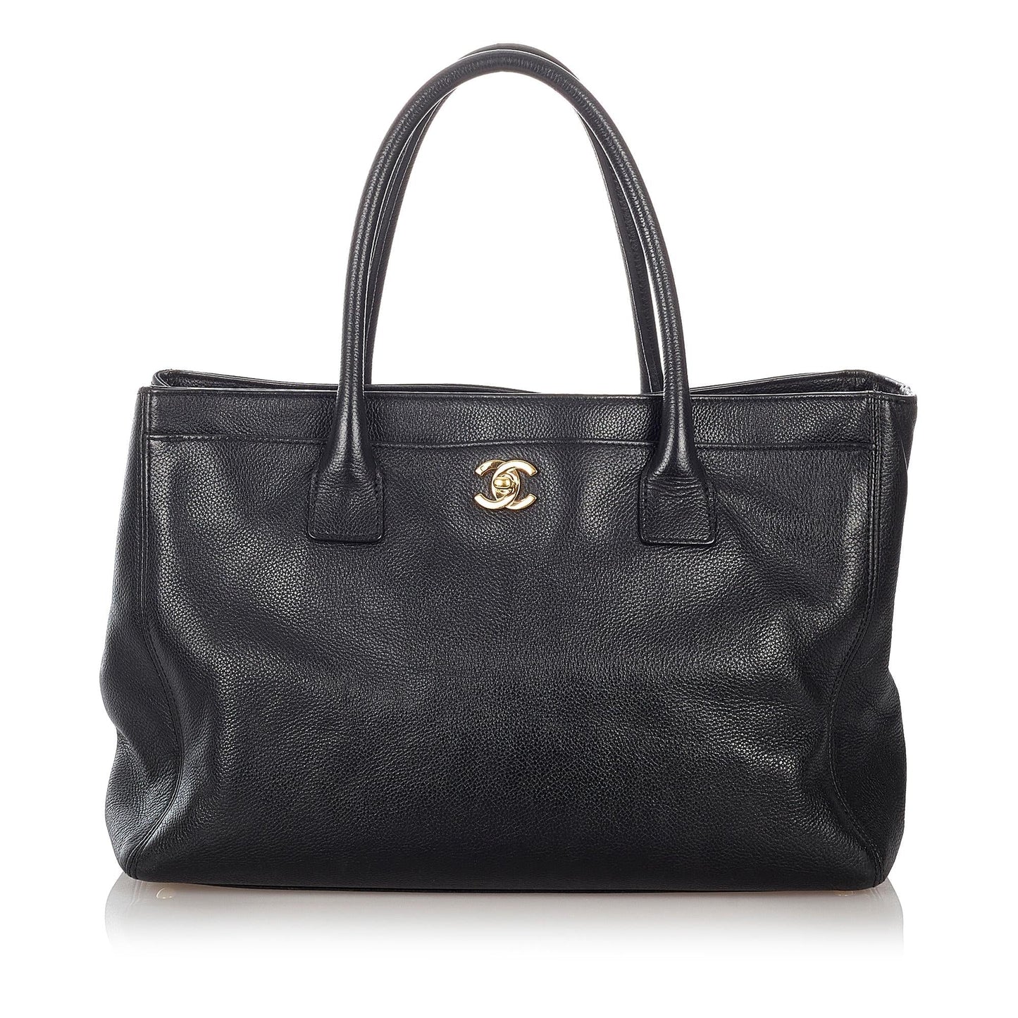 Chanel Executive Cerf SHG Leather Tote Bag