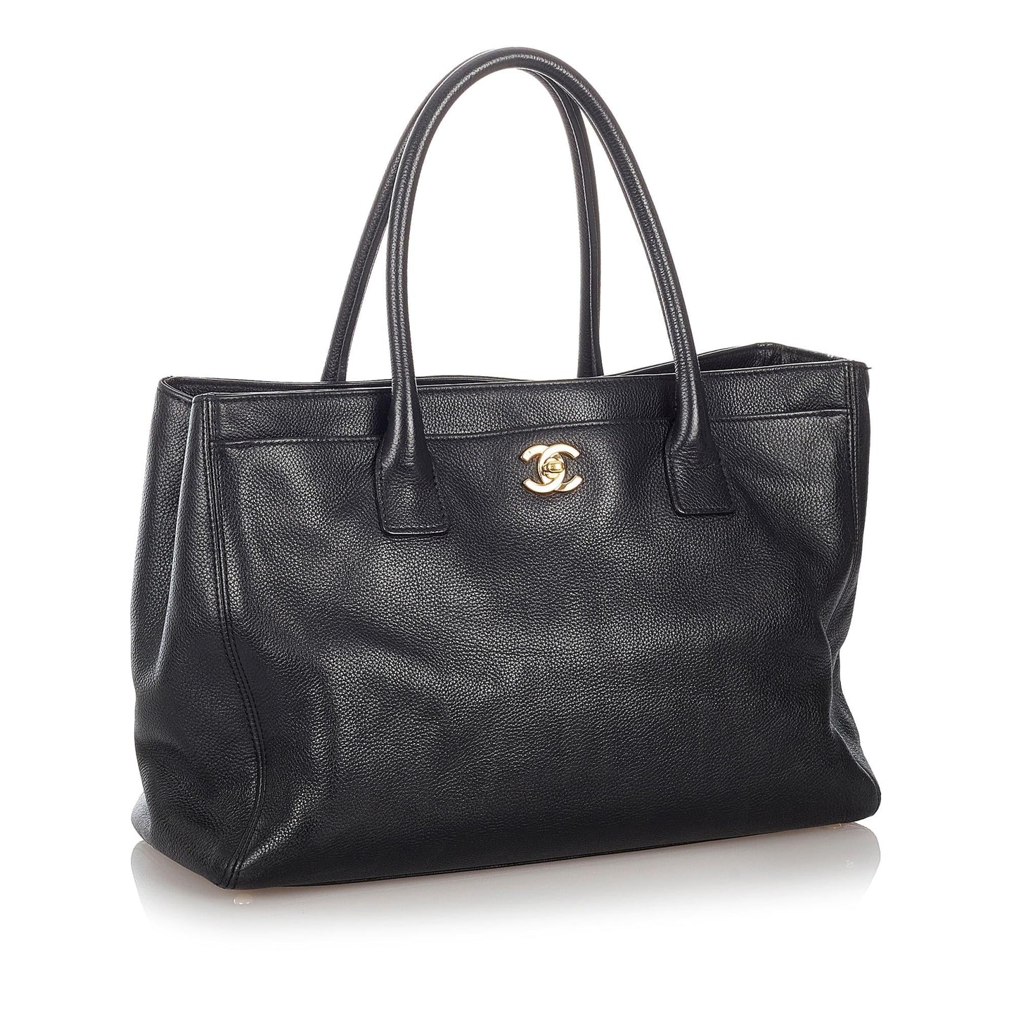 Chanel Executive Cerf SHG Leather Tote Bag