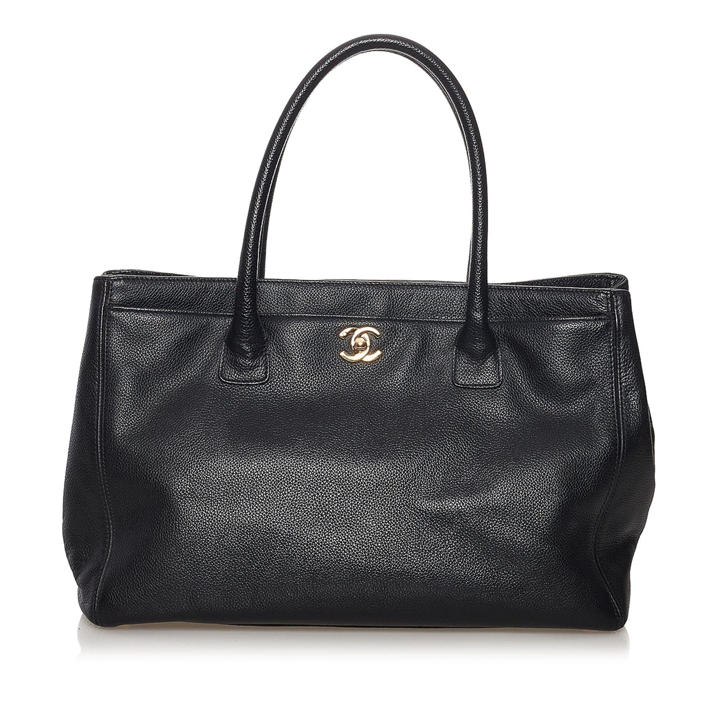 Chanel Executive Cerf Leather Tote Bag (shg )