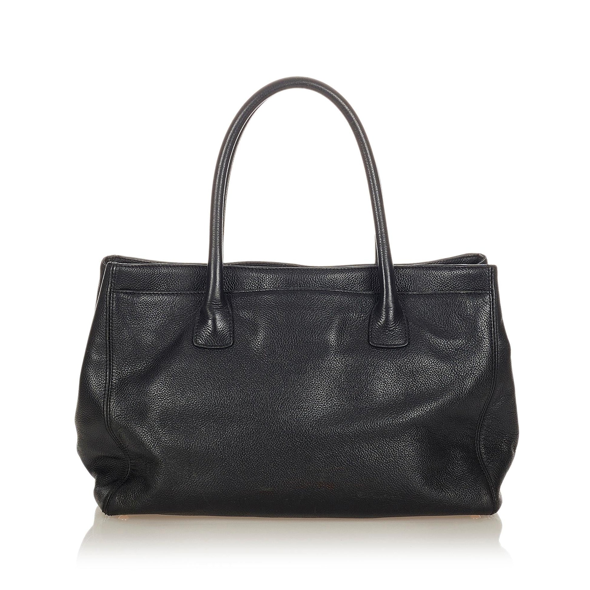 Chanel Executive Cerf Satchel SHG Speedy Satchel Bag