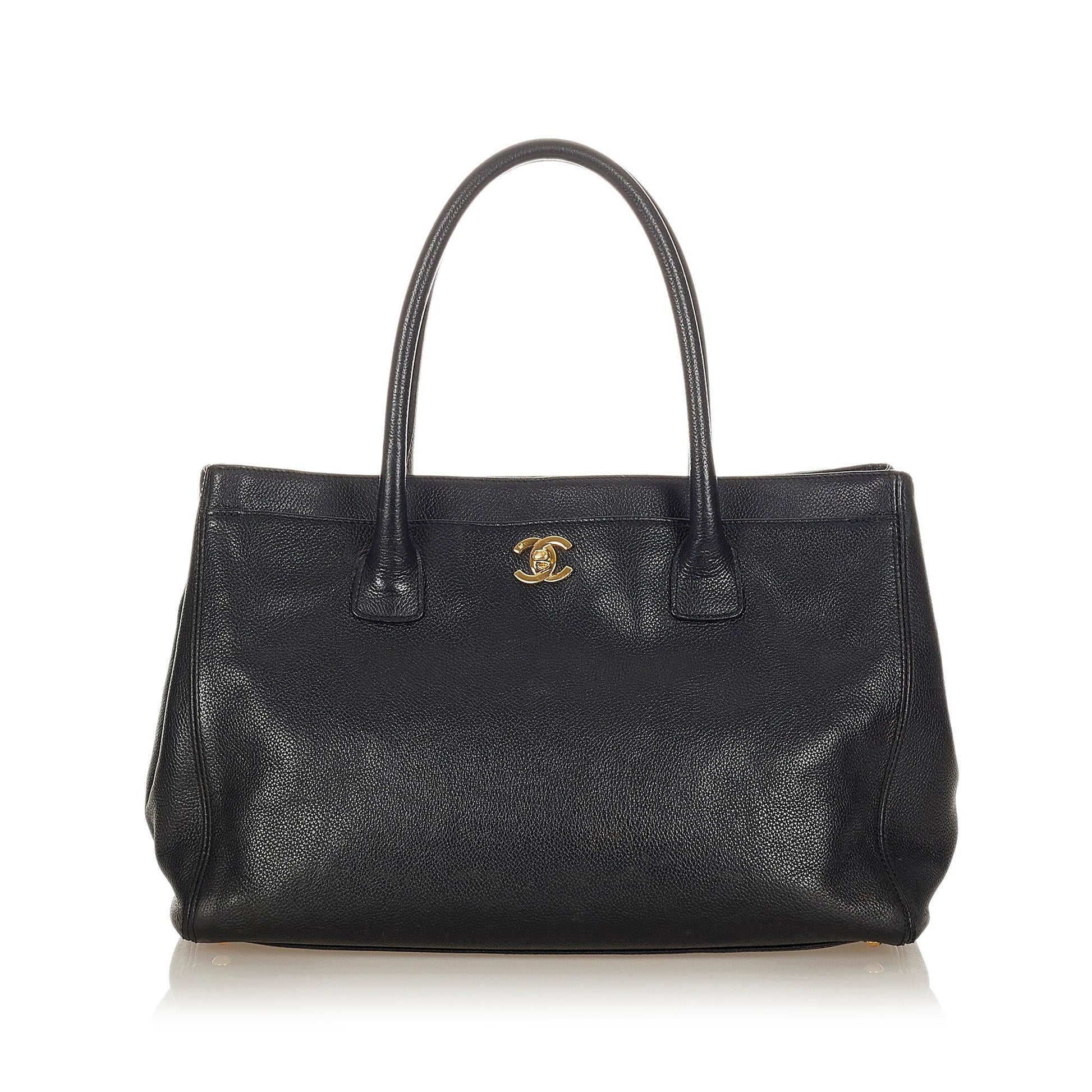 Chanel Executive Cerf Satchel SHG Speedy Satchel Bag