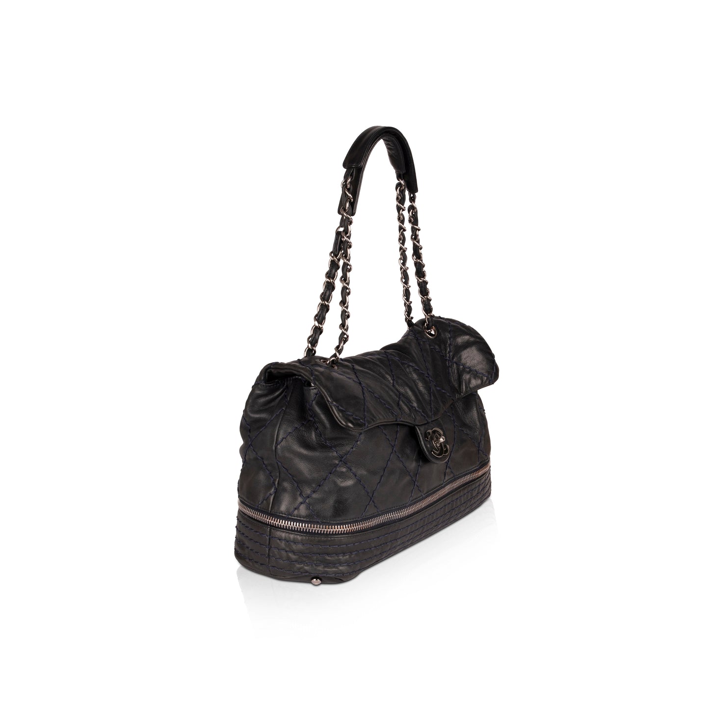Chanel Expandable Ligne Flap Travel Bag