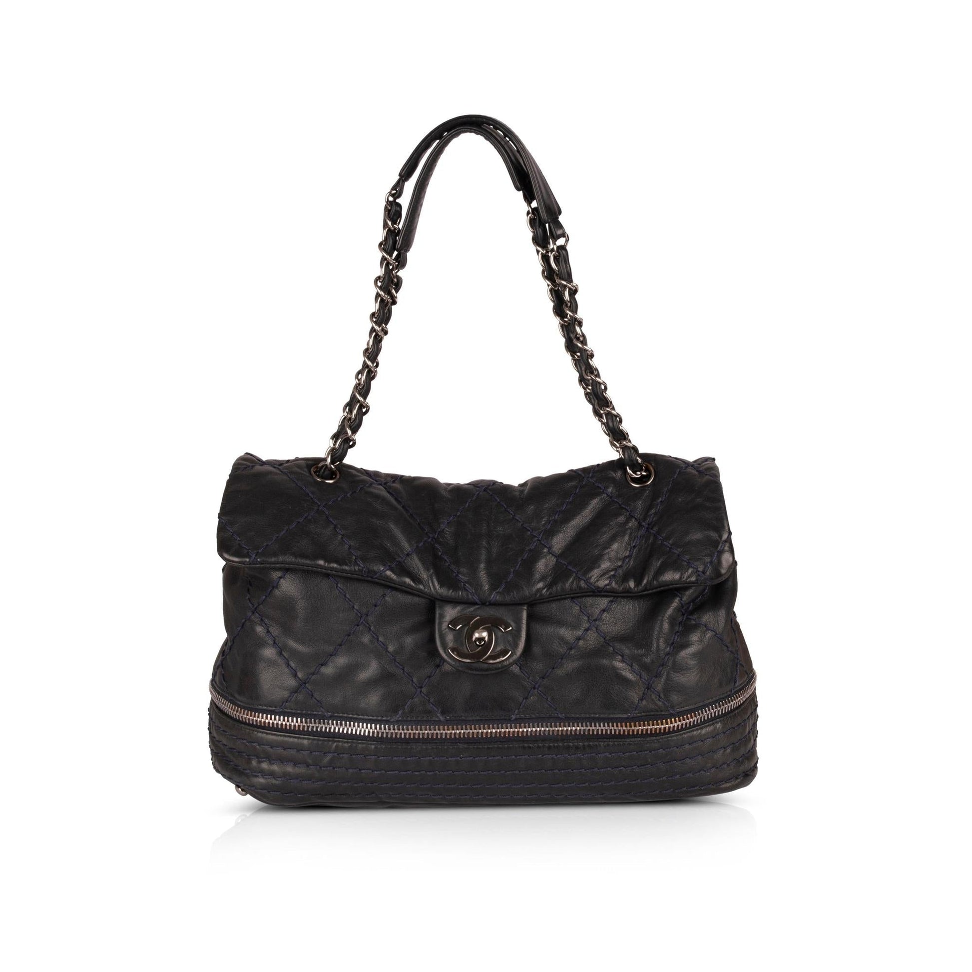 Chanel Expandable Ligne Flap Travel Bag