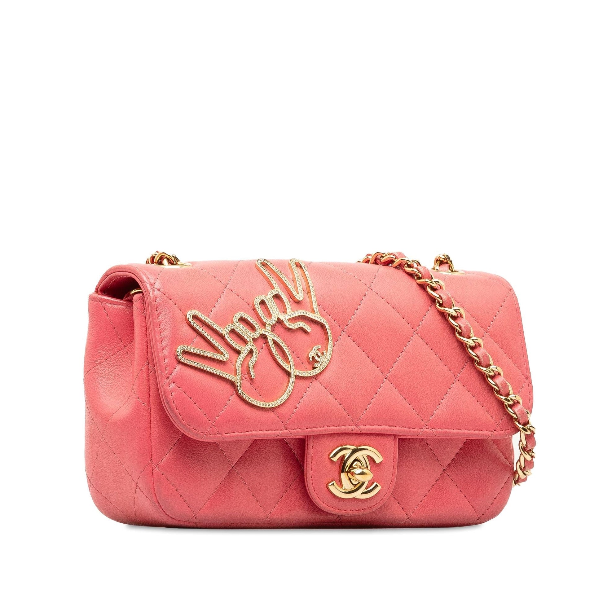 Chanel Extra Mini Lambskin V for Victory Flap (SHG-la8uiD)