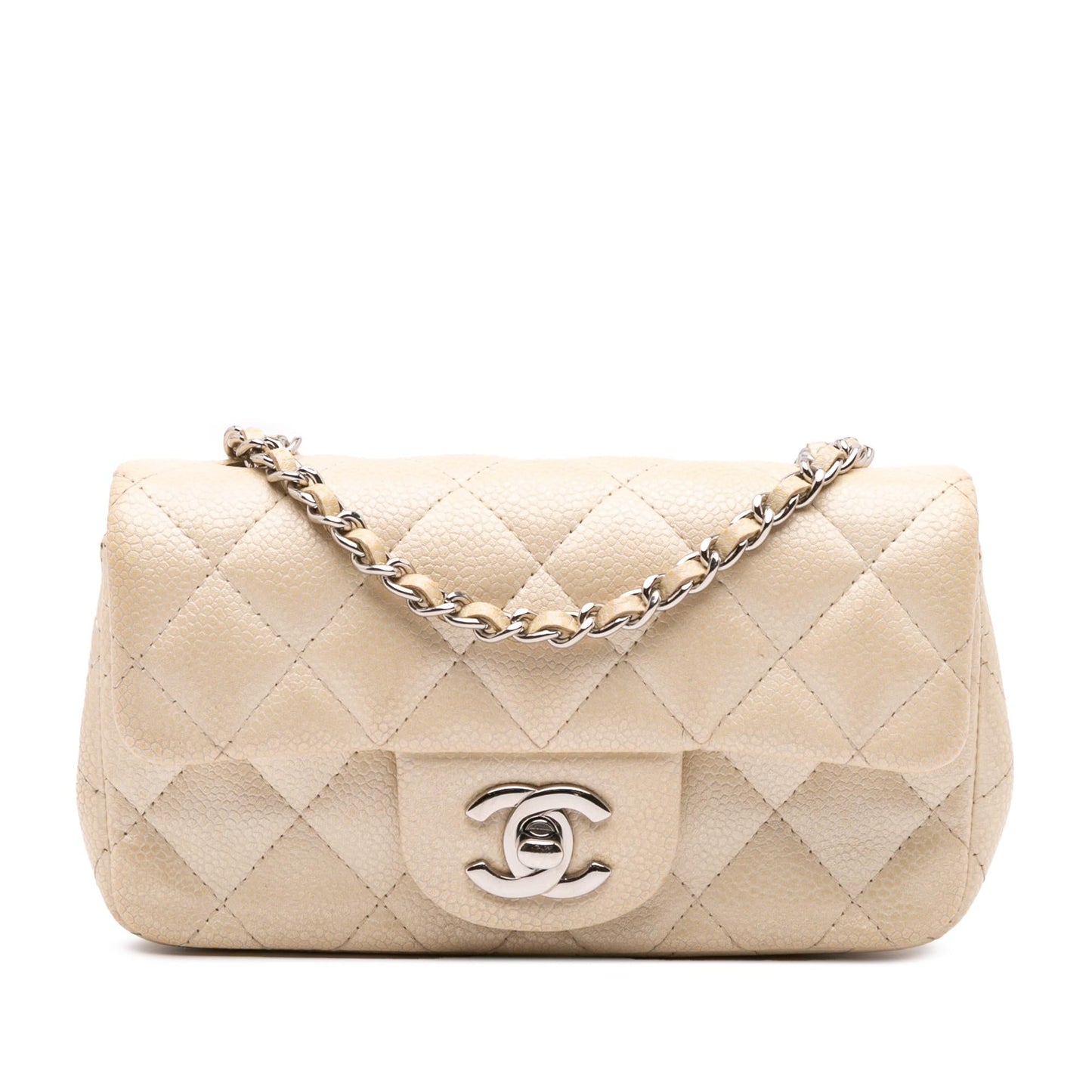 Chanel Extra Rectangular Classic Caviar Single Flap Mini Bag