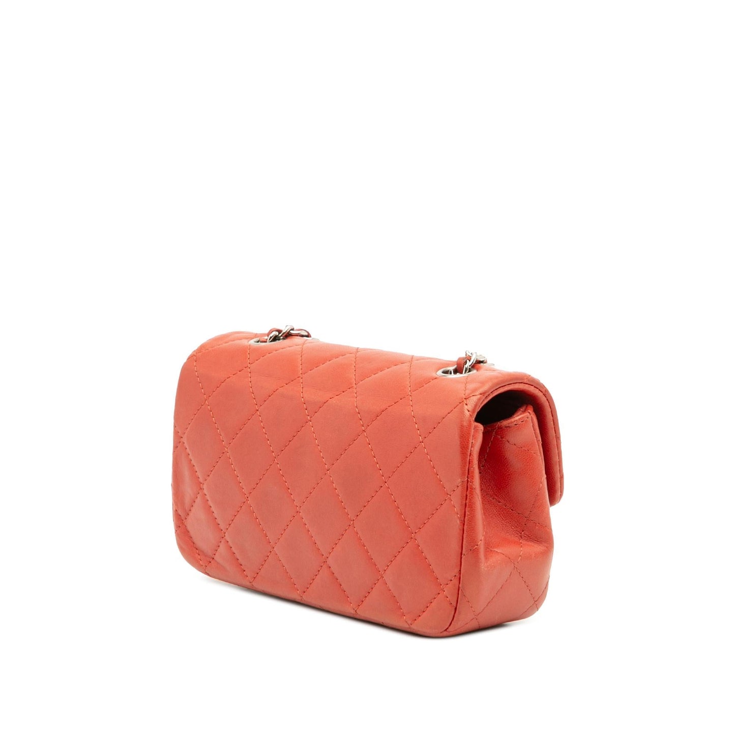 Chanel Extra Rectangular Classic Lambskin Single Flap Mini Bag Flap 1