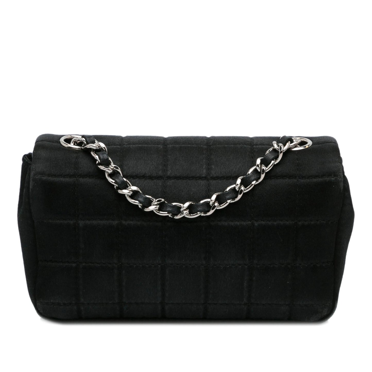 Chanel Extra Satin Choco Bar Charms Flap Key Chain Bag 1