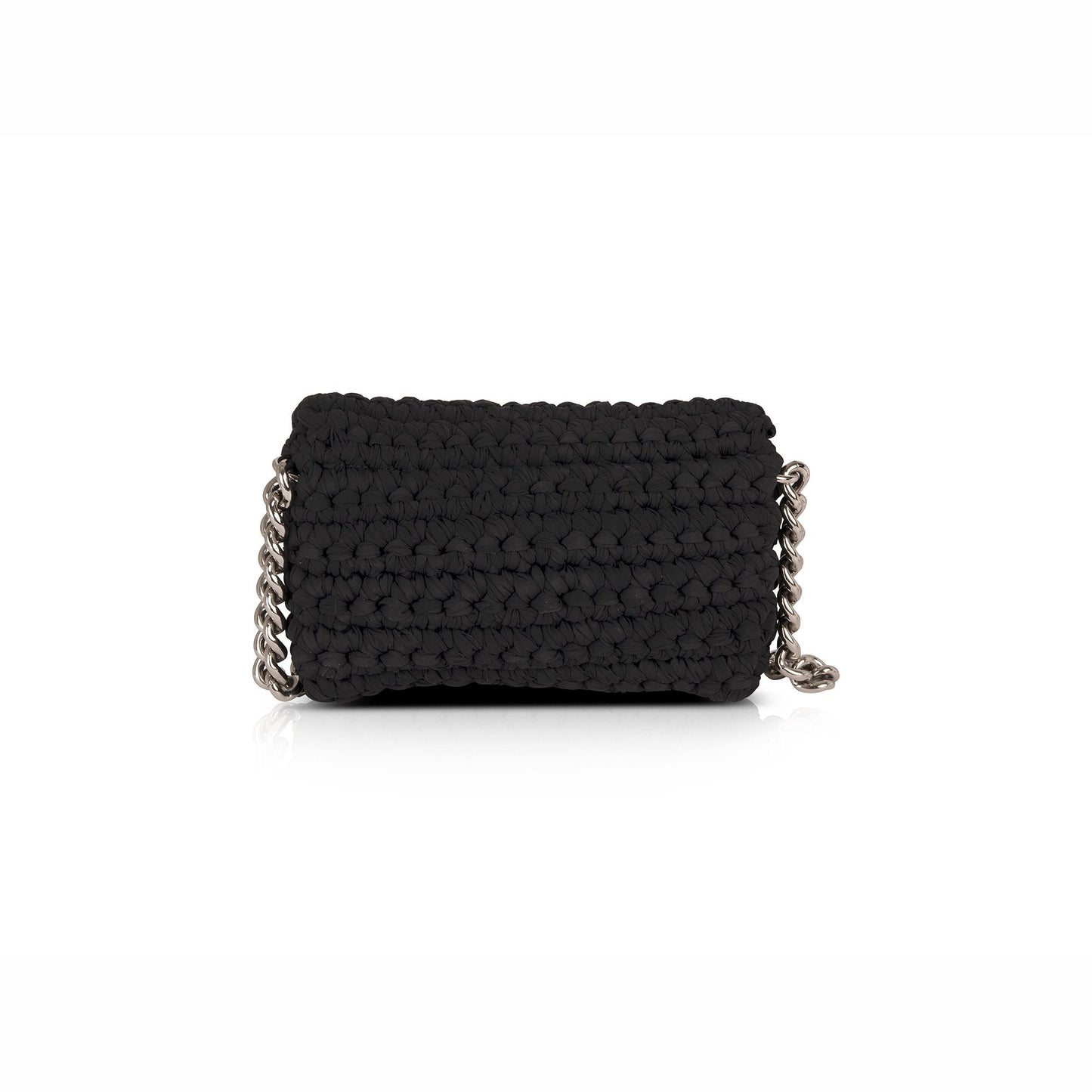 Chanel Fancy Crochet Flap Travel Bag