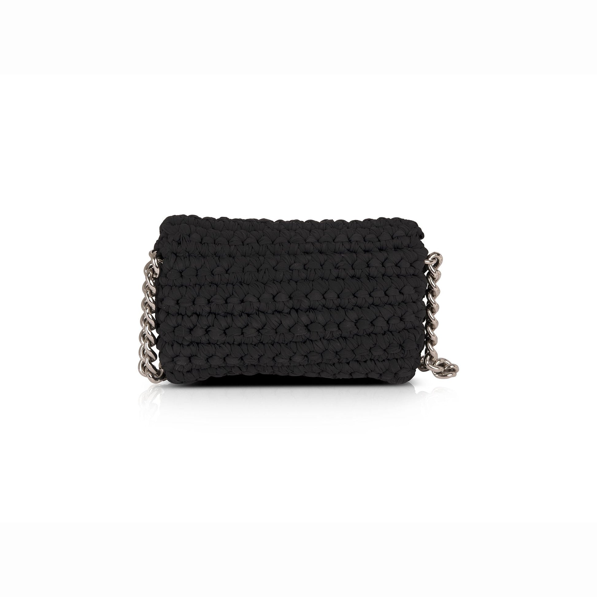 Chanel Fancy Crochet Flap Travel Bag