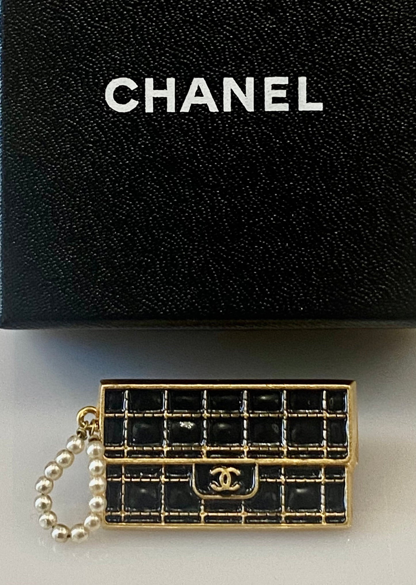 Chanel Runway Faux Pearl Pin Brooch