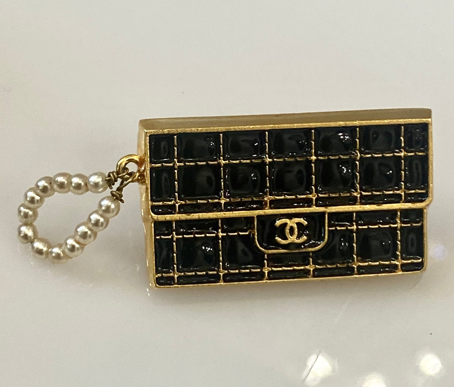 Chanel Runway Faux Pearl Pin Brooch