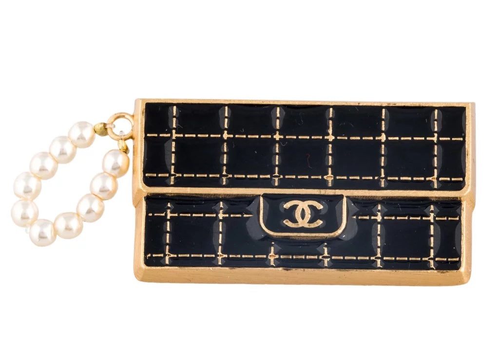 Chanel Runway Faux Pearl Pin Brooch