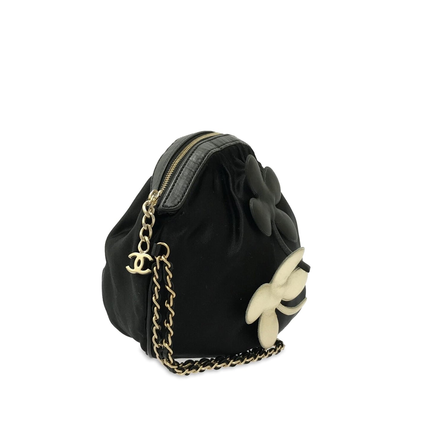 Chanel Four Leaf Clover Satin SHG-3eDRCJ Clutch Bag