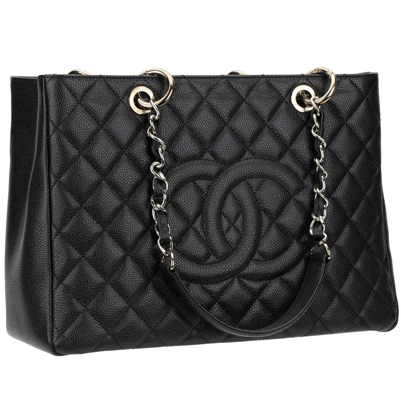 Chanel CAVIAR QUILTED GST Leather Tote Bag