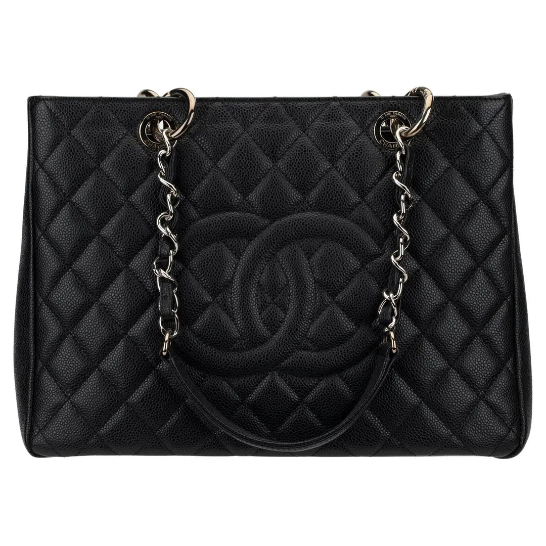 Chanel CAVIAR QUILTED GST Leather Tote Bag Bag 1