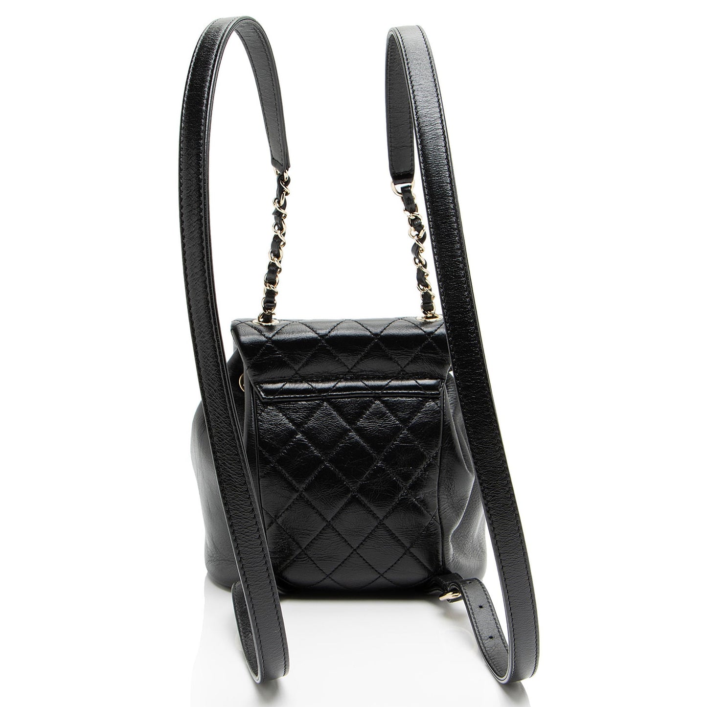 Chanel Glazed Calfskin Duma Backpack Small