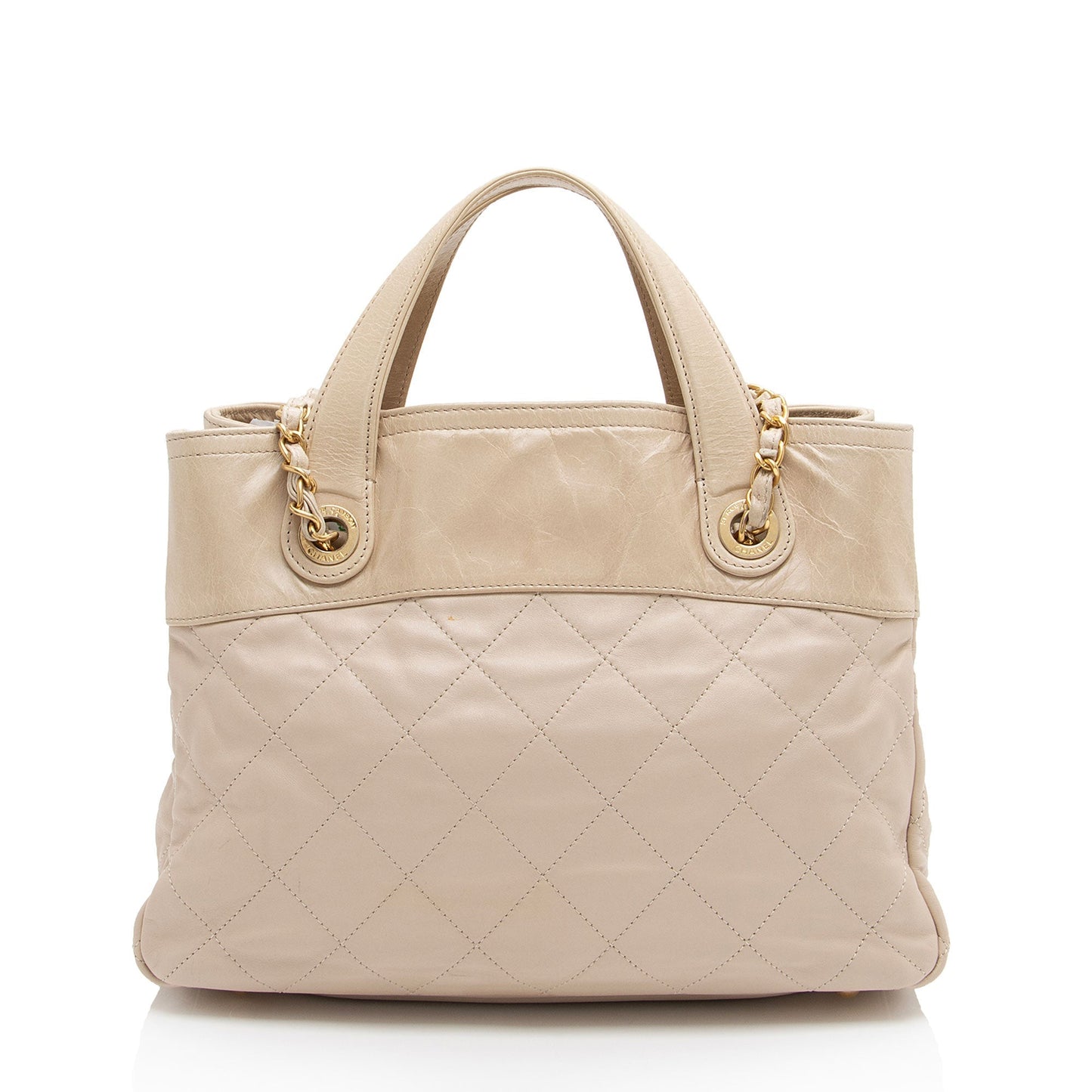 Chanel Glazed Calfskin Mix SHF-IzIEIo Small Tote Bag