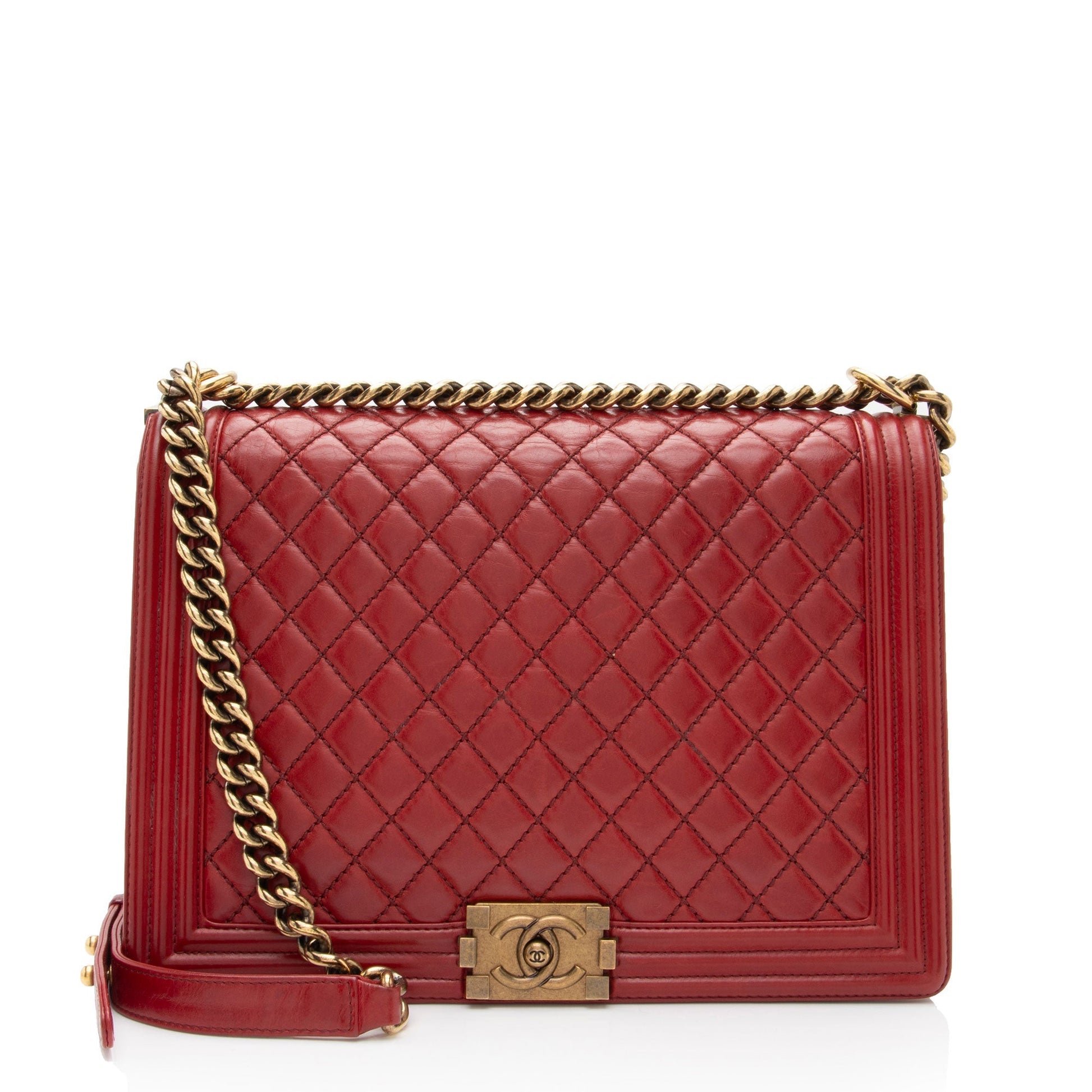 Chanel Glazed Calfskin Boy SHF-mCspEX Handbag