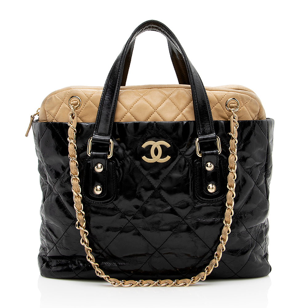 Chanel Glazed Calfskin Portobello - FINAL SHF Tote Bag