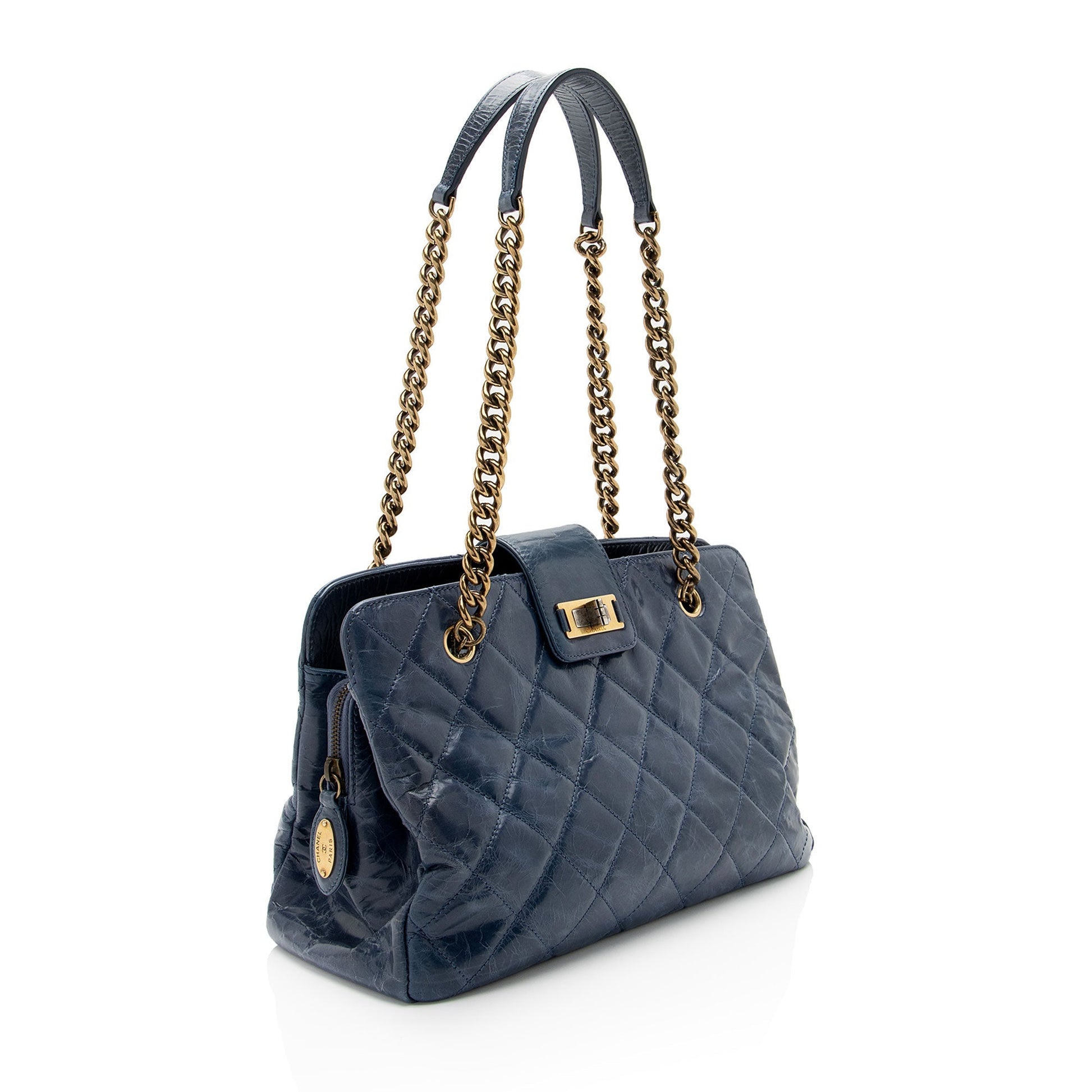 Chanel Glazed Calfskin Reissue SHF-NdQ2KU Small Tote Bag